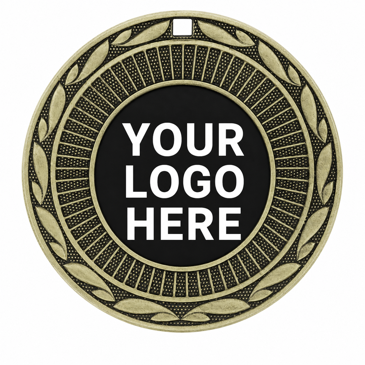 Custom Caesar Medal 2" (Includes Ribbon)