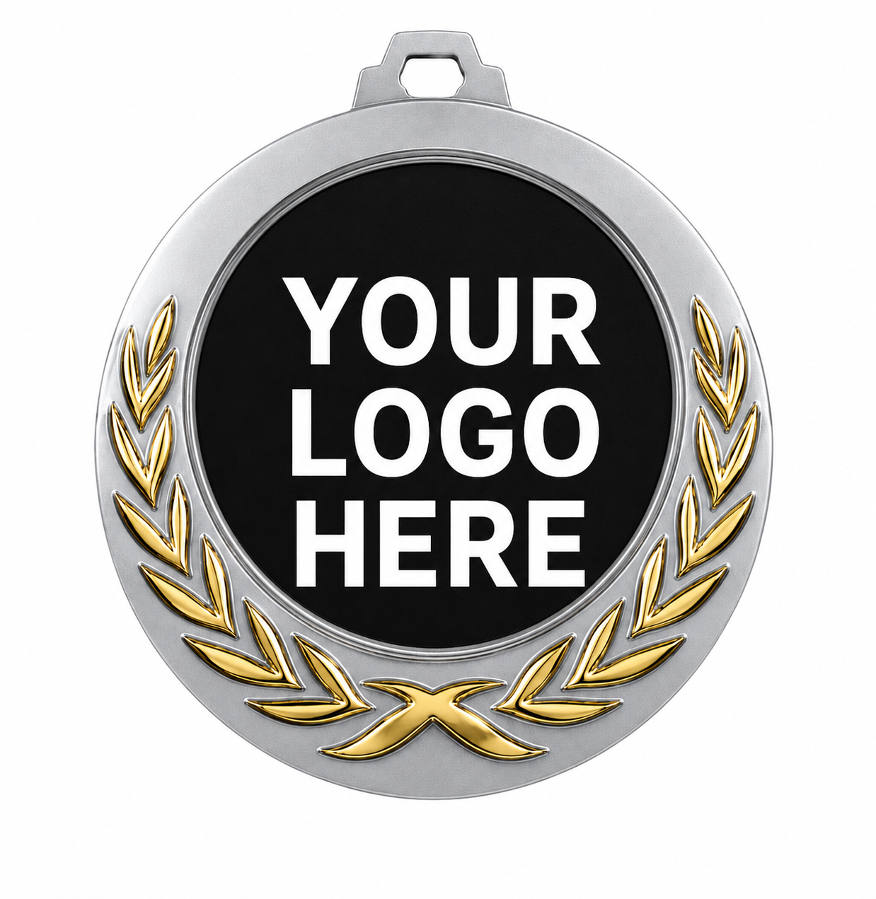 Prestige Laurel Medal 2.75" (Includes Ribbon, 2 Custom Options)