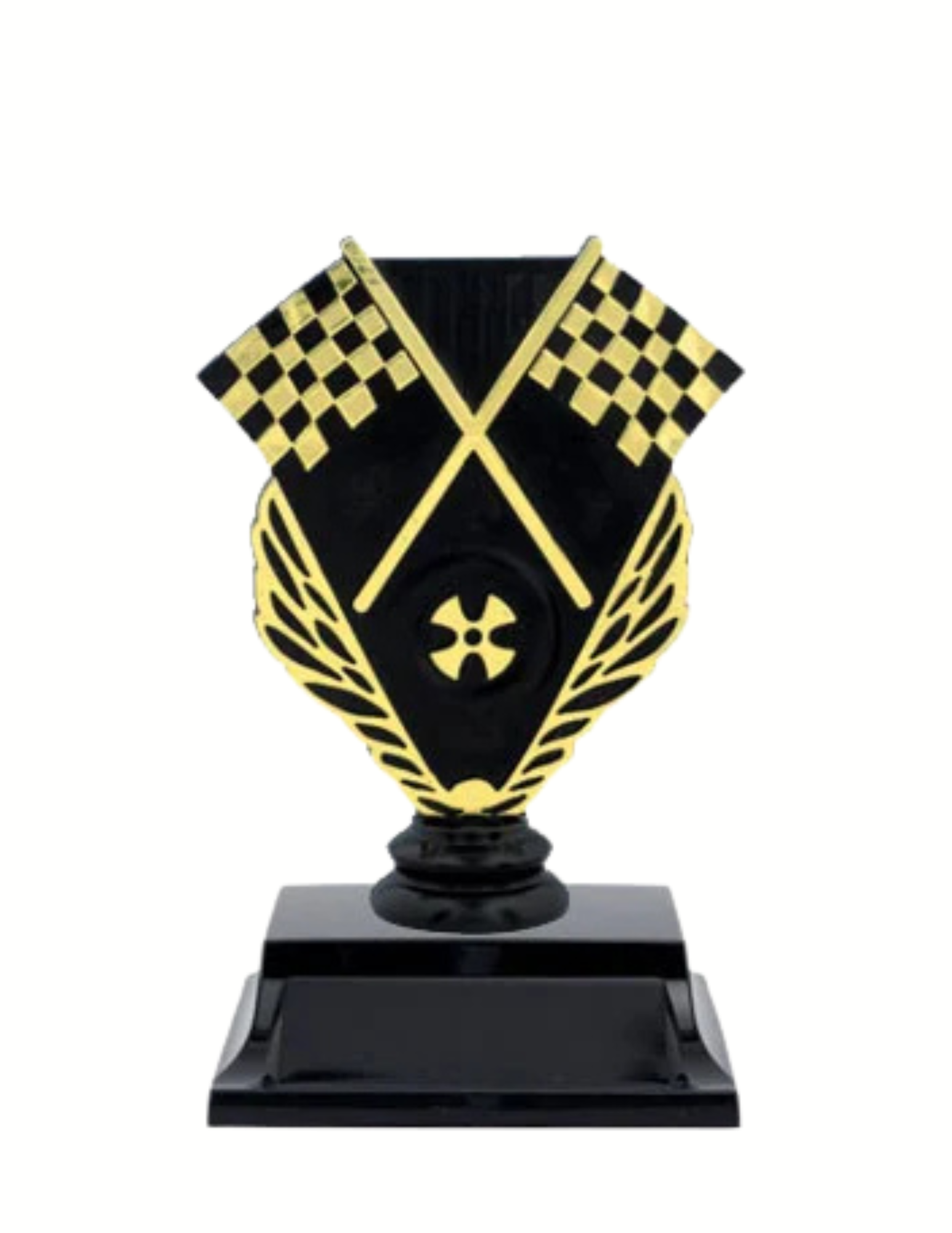 Black Gold Racing Trophy 7" (Includes Engraving)