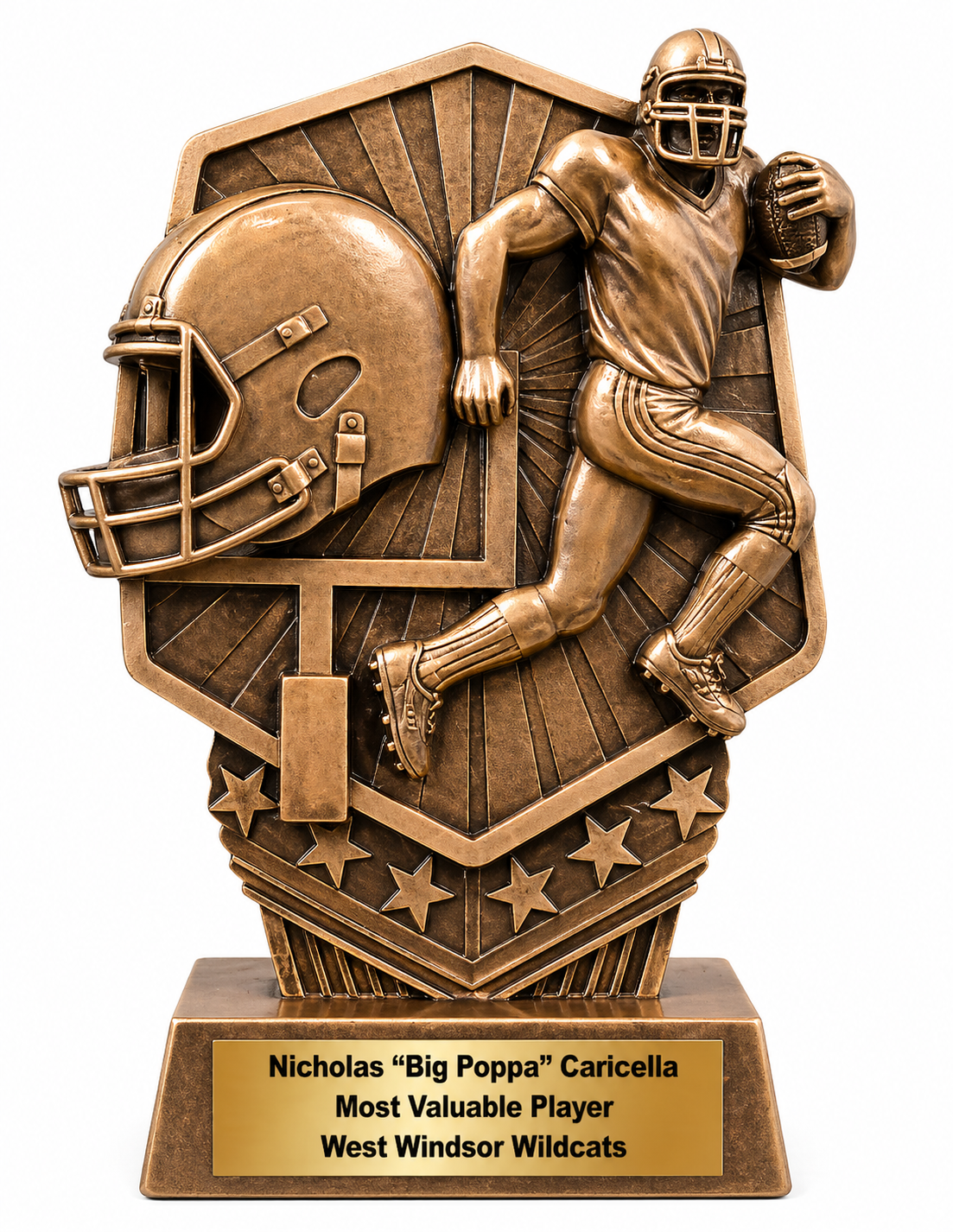 Nova Football Award 5.25" (Includes Engraving)