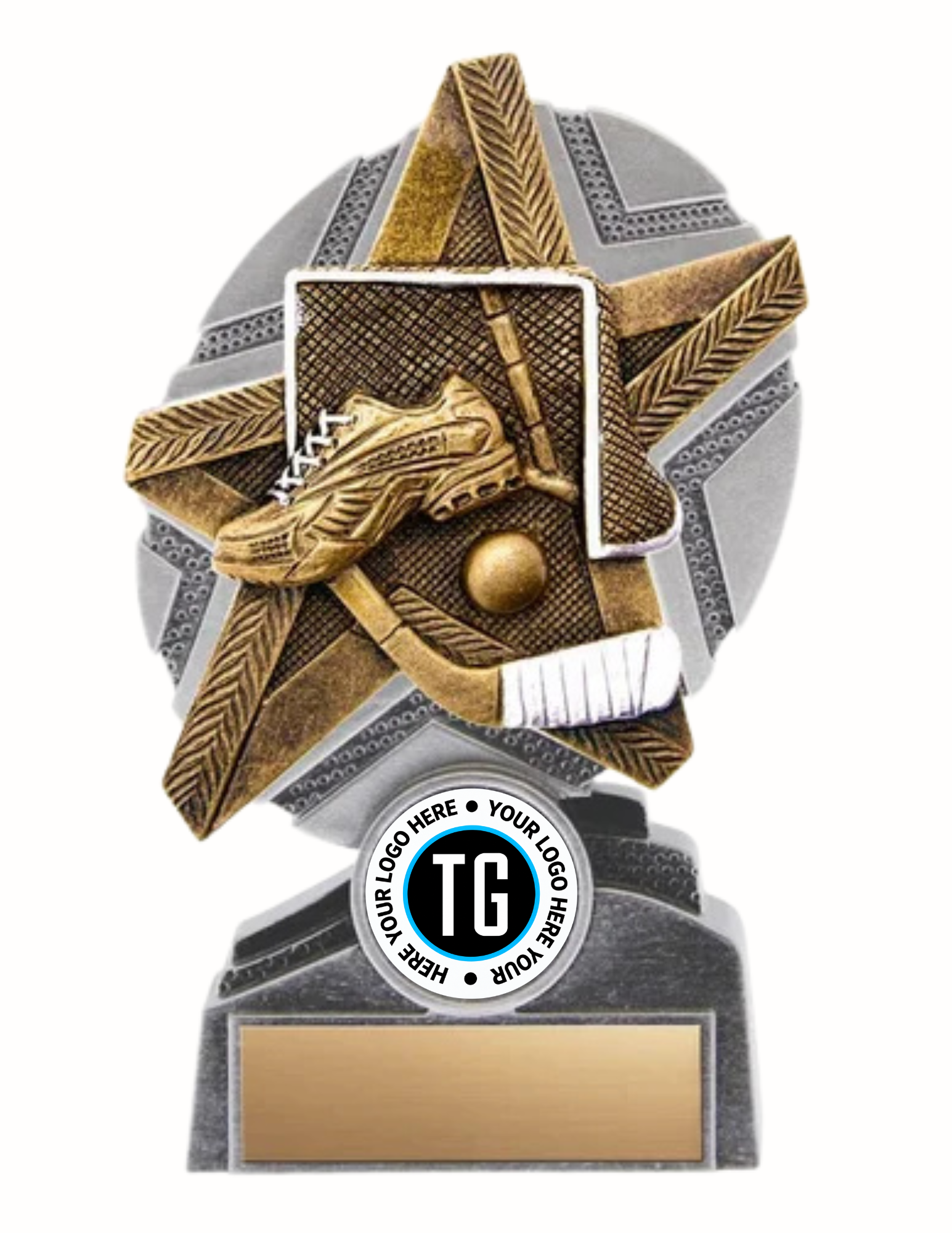 ProStar Series Ball Hockey Award-3 Sizes (Includes Engraving)