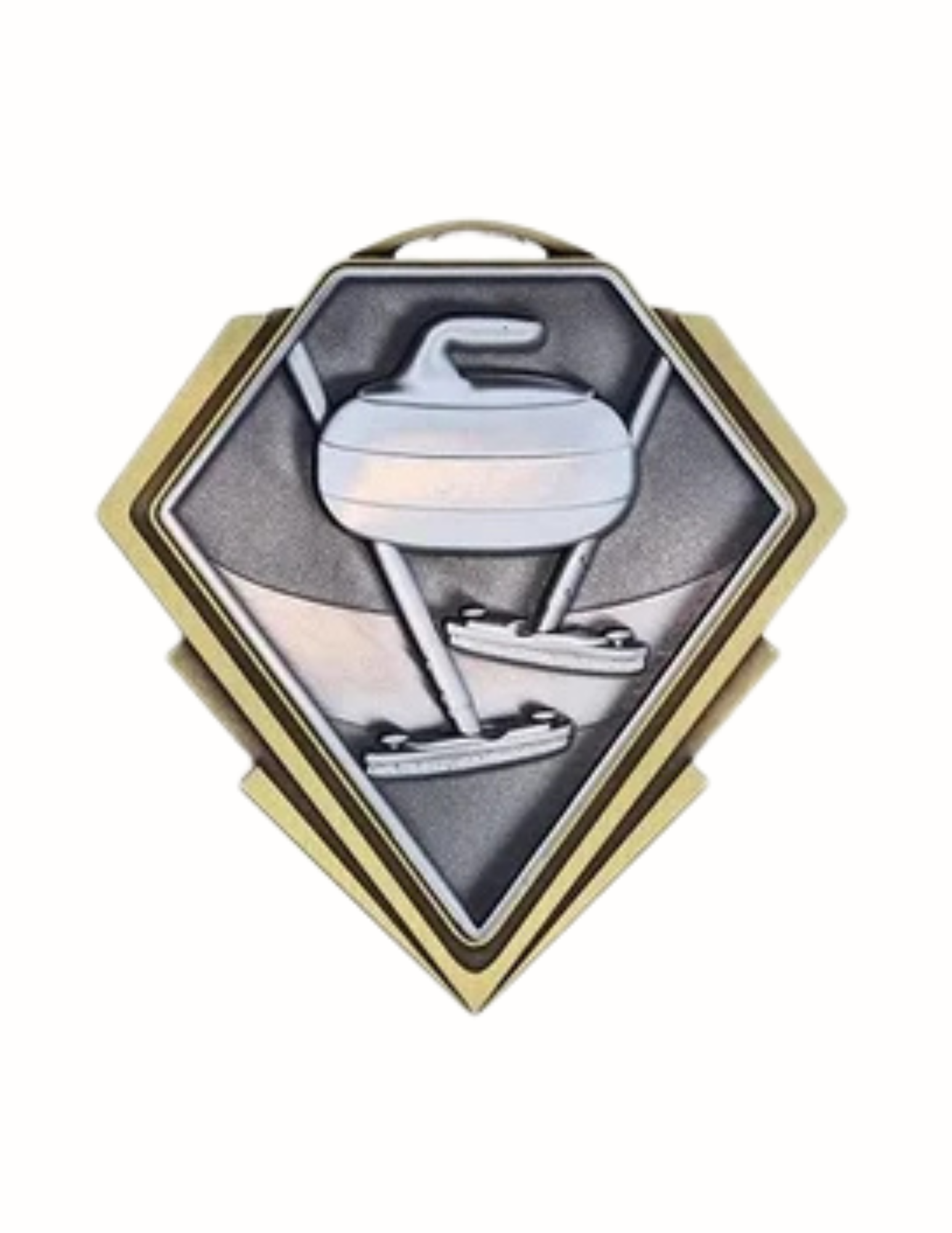 Diamond Series Curling Medal
