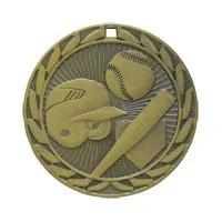 Baseball Iron Medal 2" (Includes Ribbon)