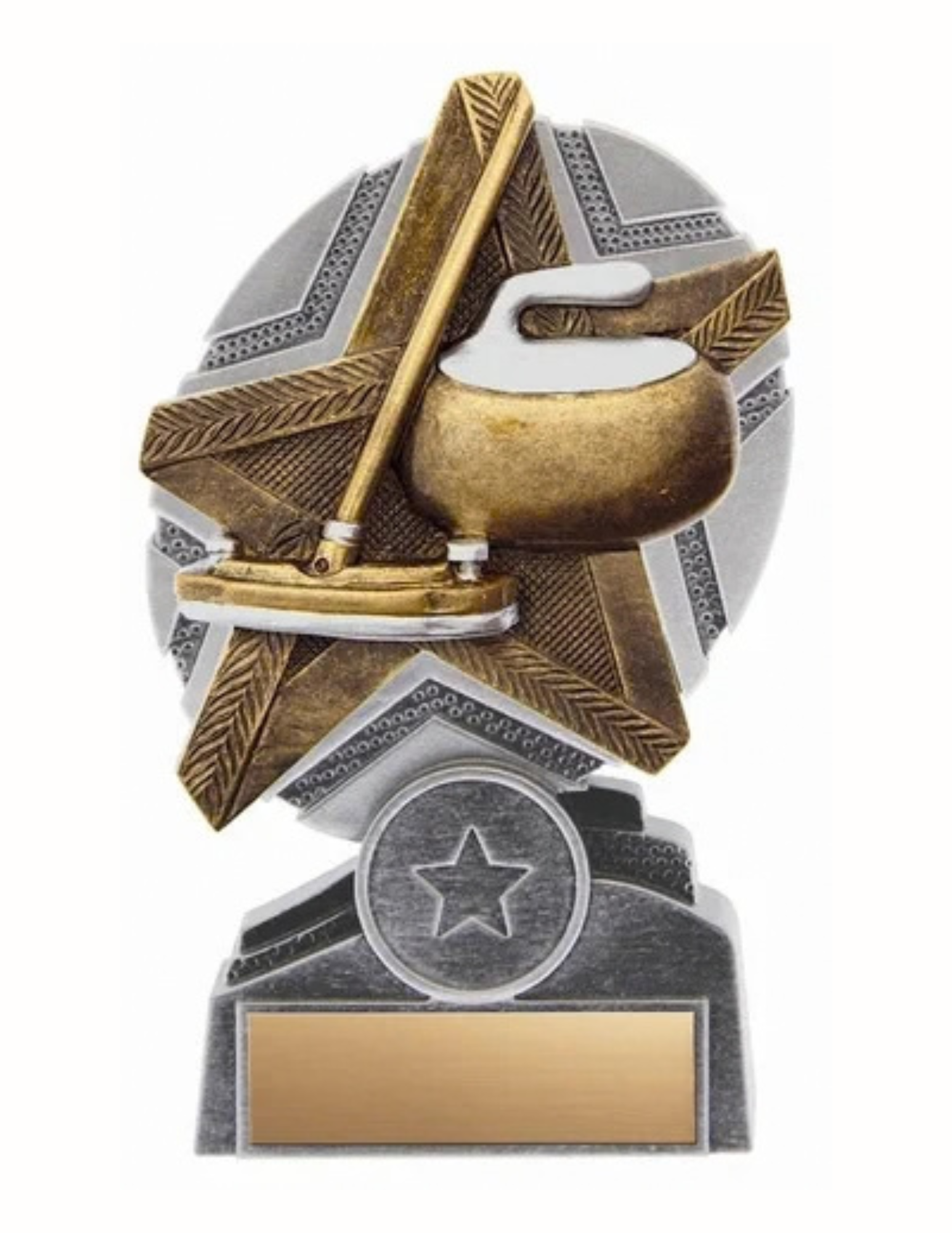 ProStar Series Curling Award-3 Sizes (Includes Engraving)