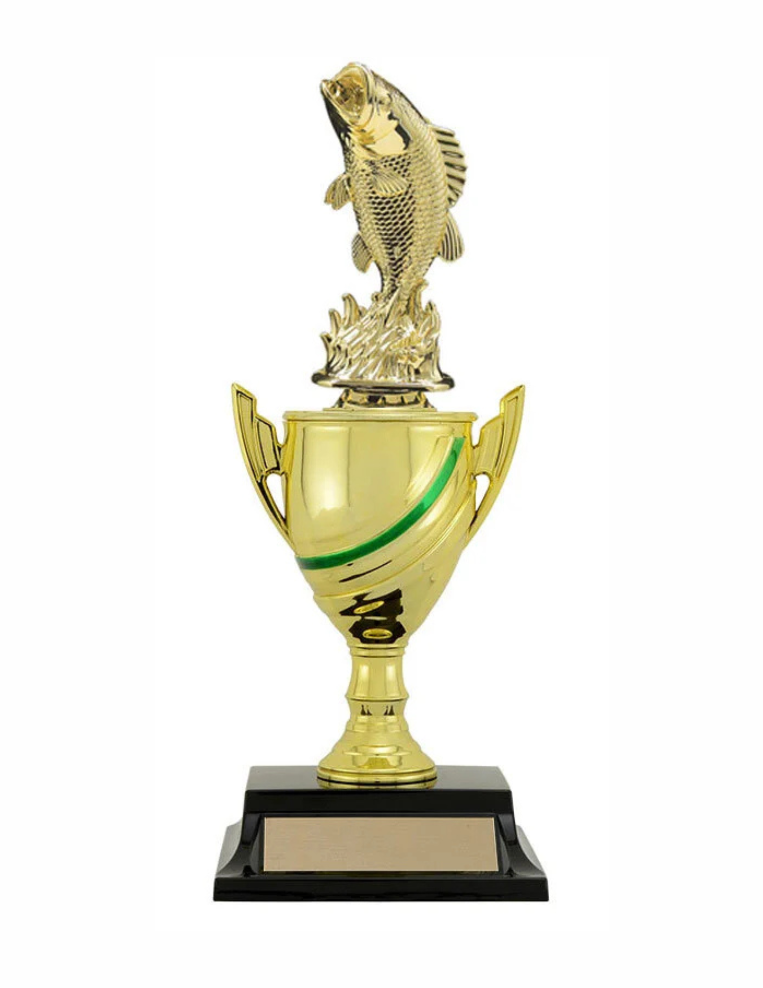 Angelo Cup Fishing Trophy 9" (Includes Engraving)