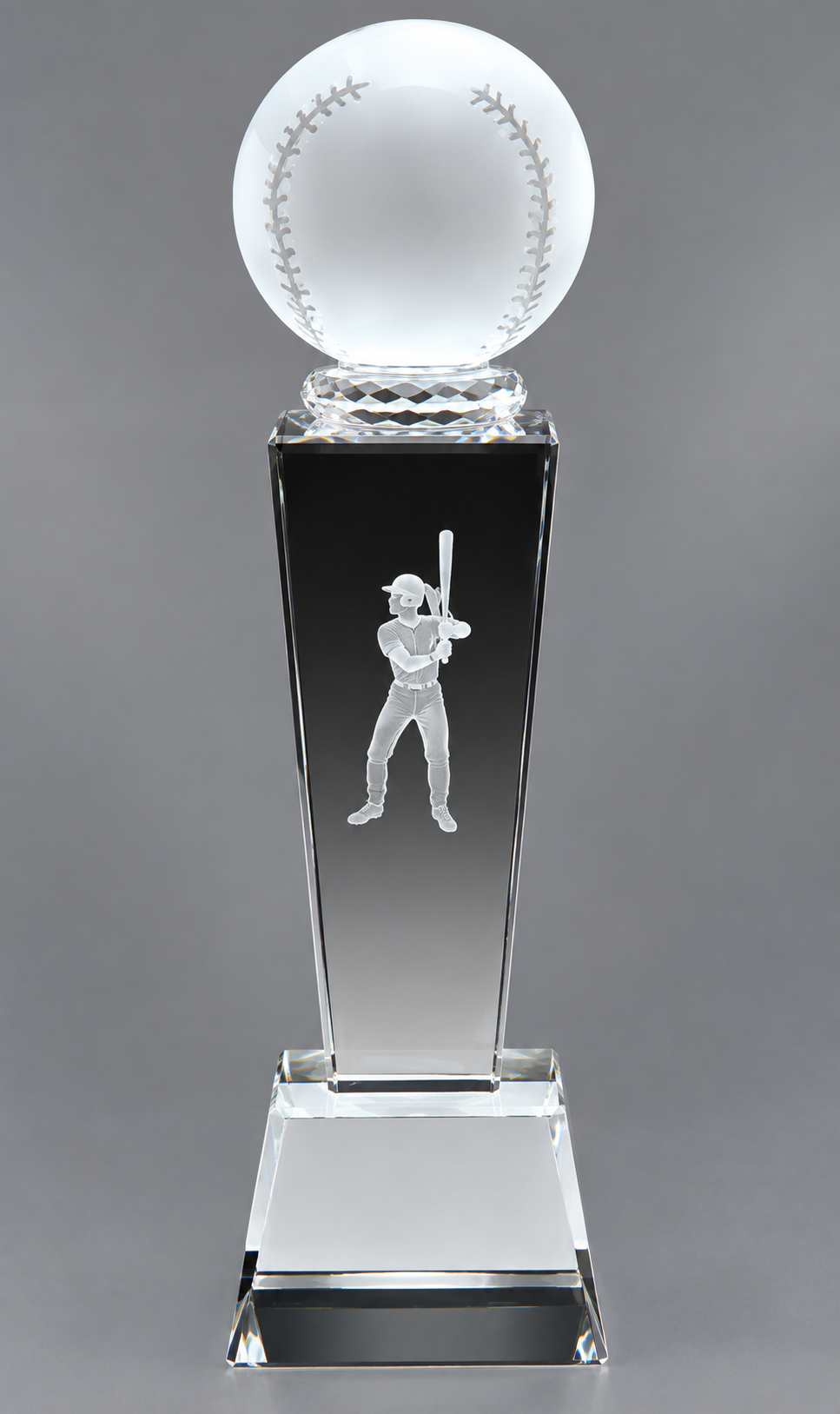 Frosted Tower Softball Crystal Award