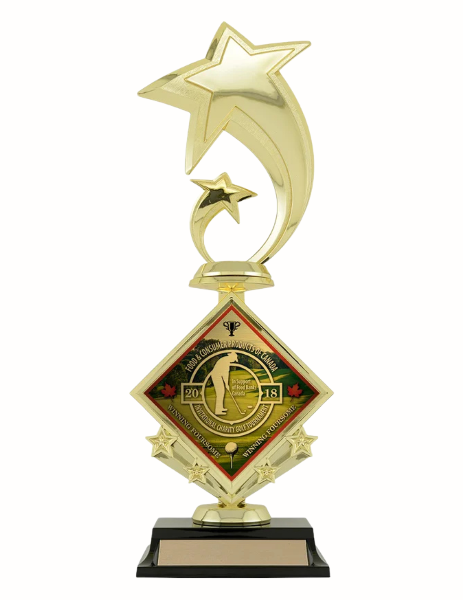 Diamond Star Golf  Trophy 11.75" (Includes Engraving)