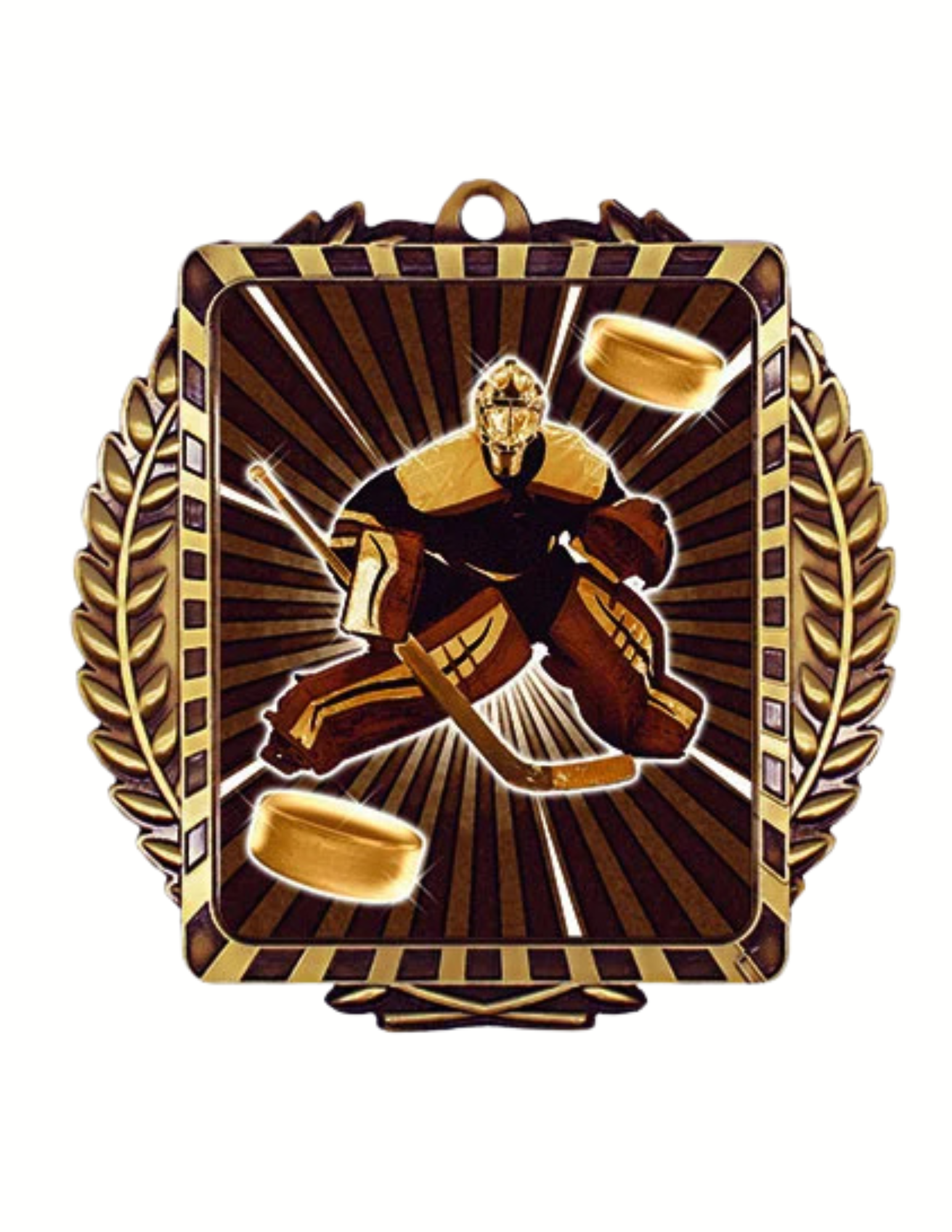Lynx Goalie Medal 3.5" (Includes Ribbon)