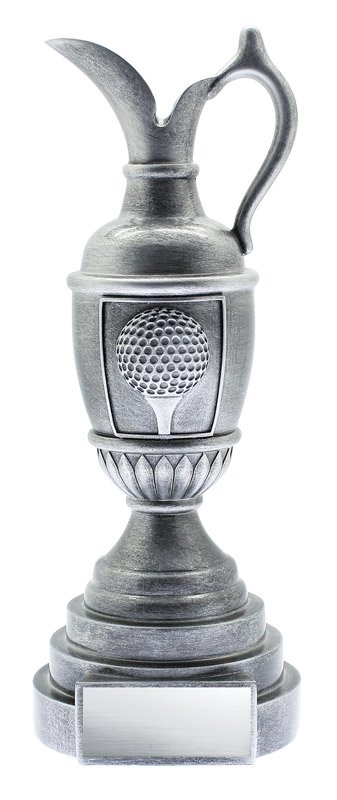Resin Golf Jug Trophy Antique- 2 Sizes (Includes Engraving)