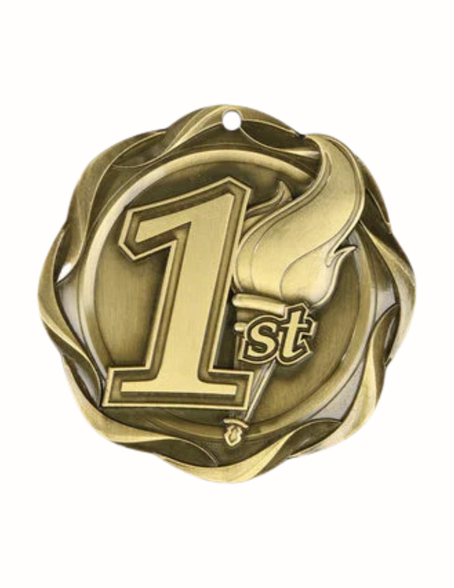 1st Place Gold Fusion Medal 3" (Includes Ribbon)
