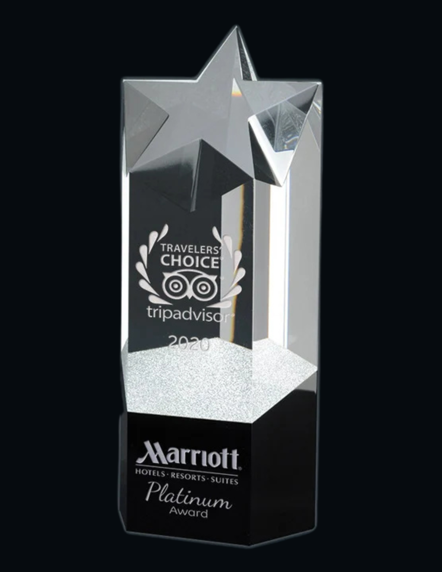 Dynasty Crystal Award 7.5"  (Includes Engraving)