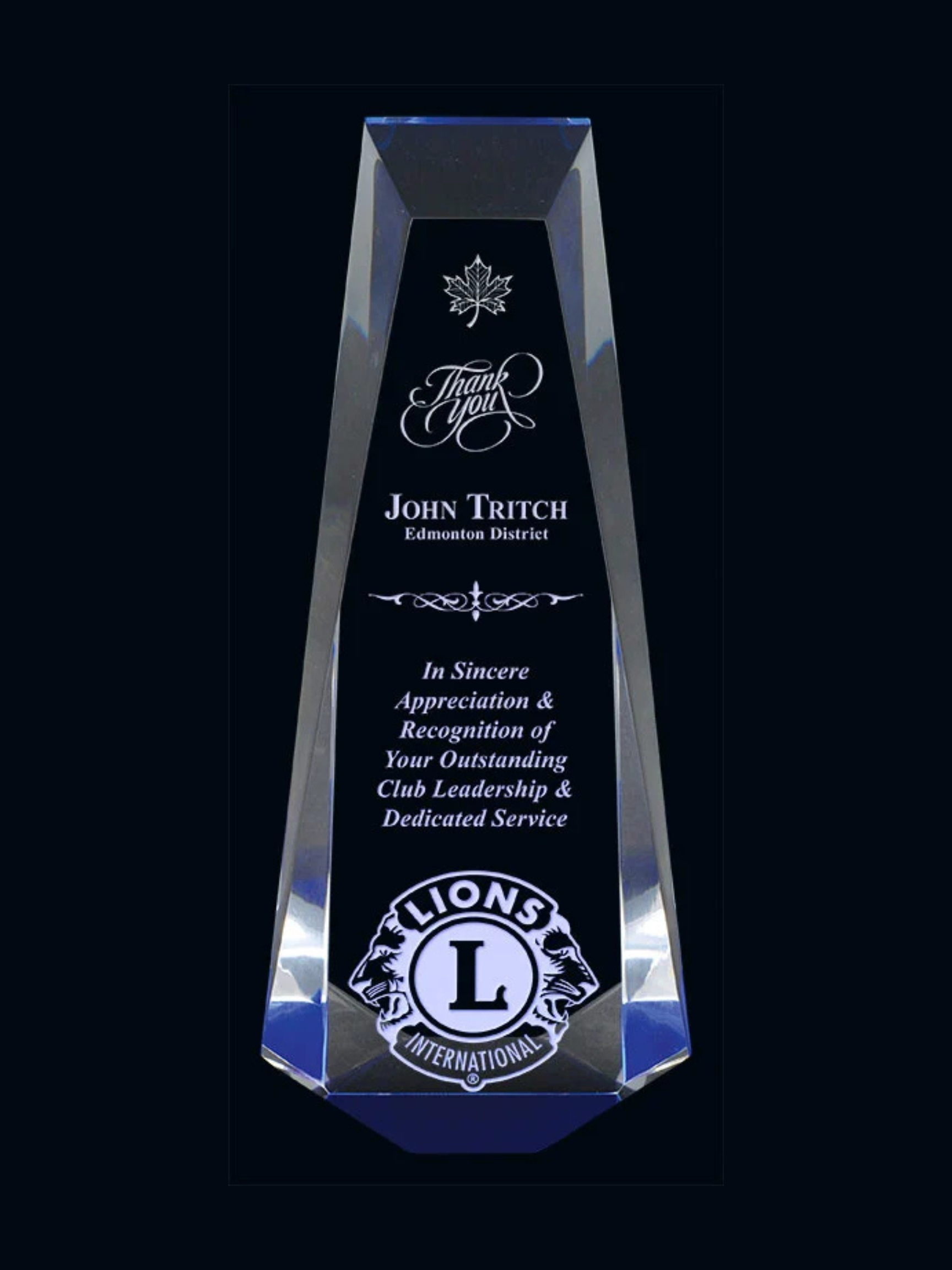 Accord Acrylic Award 8