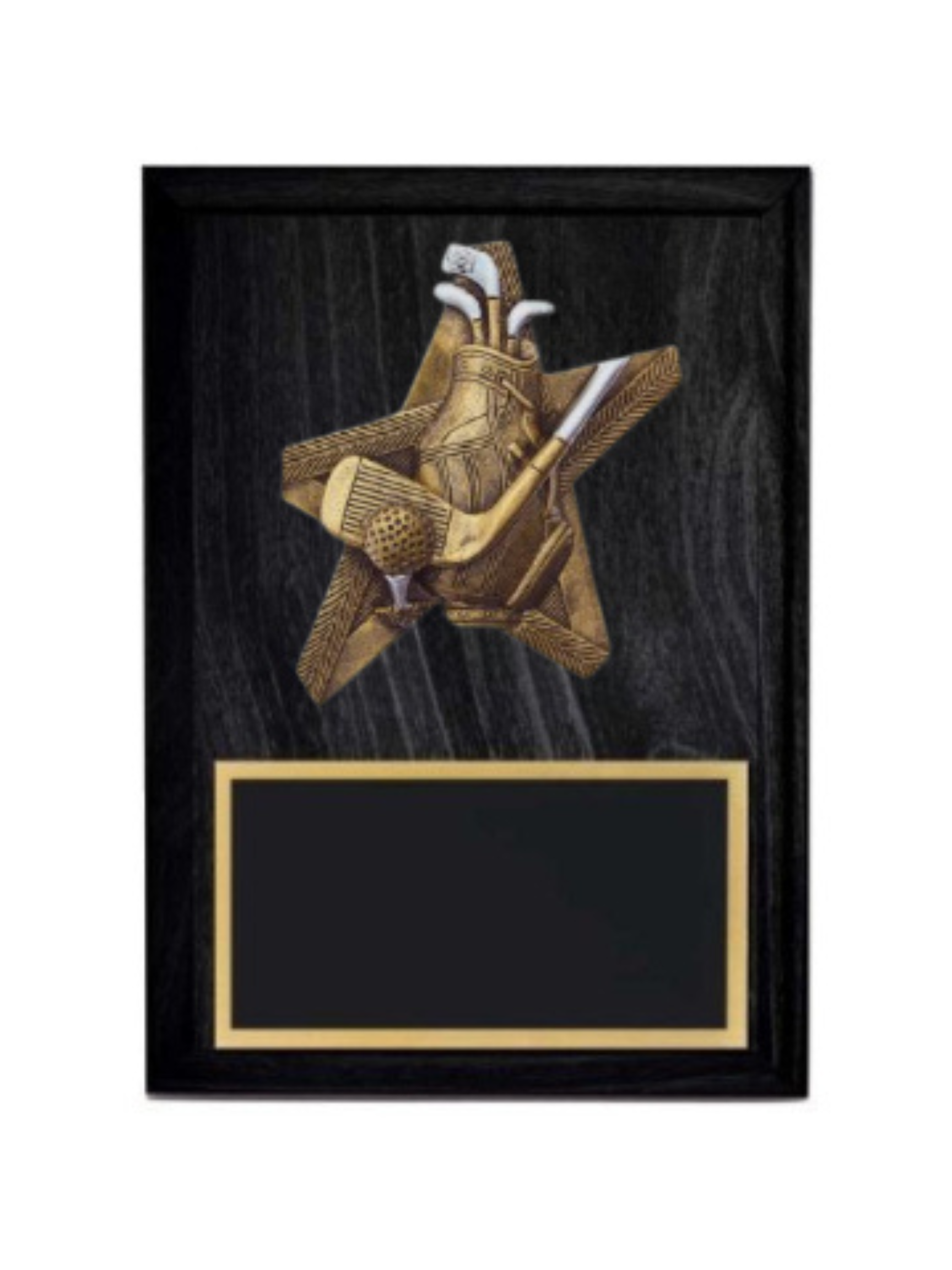 Pro Star Golf Plaque- 2 Sizes (Includes Engraving)