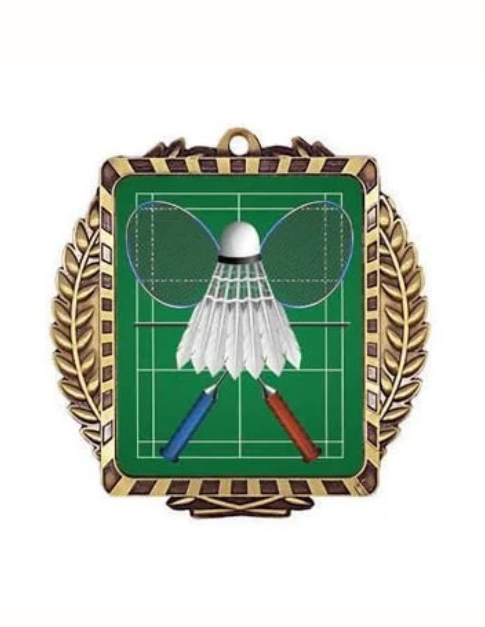 Lynx II Badminton Medal 3.5" (Includes Ribbon)