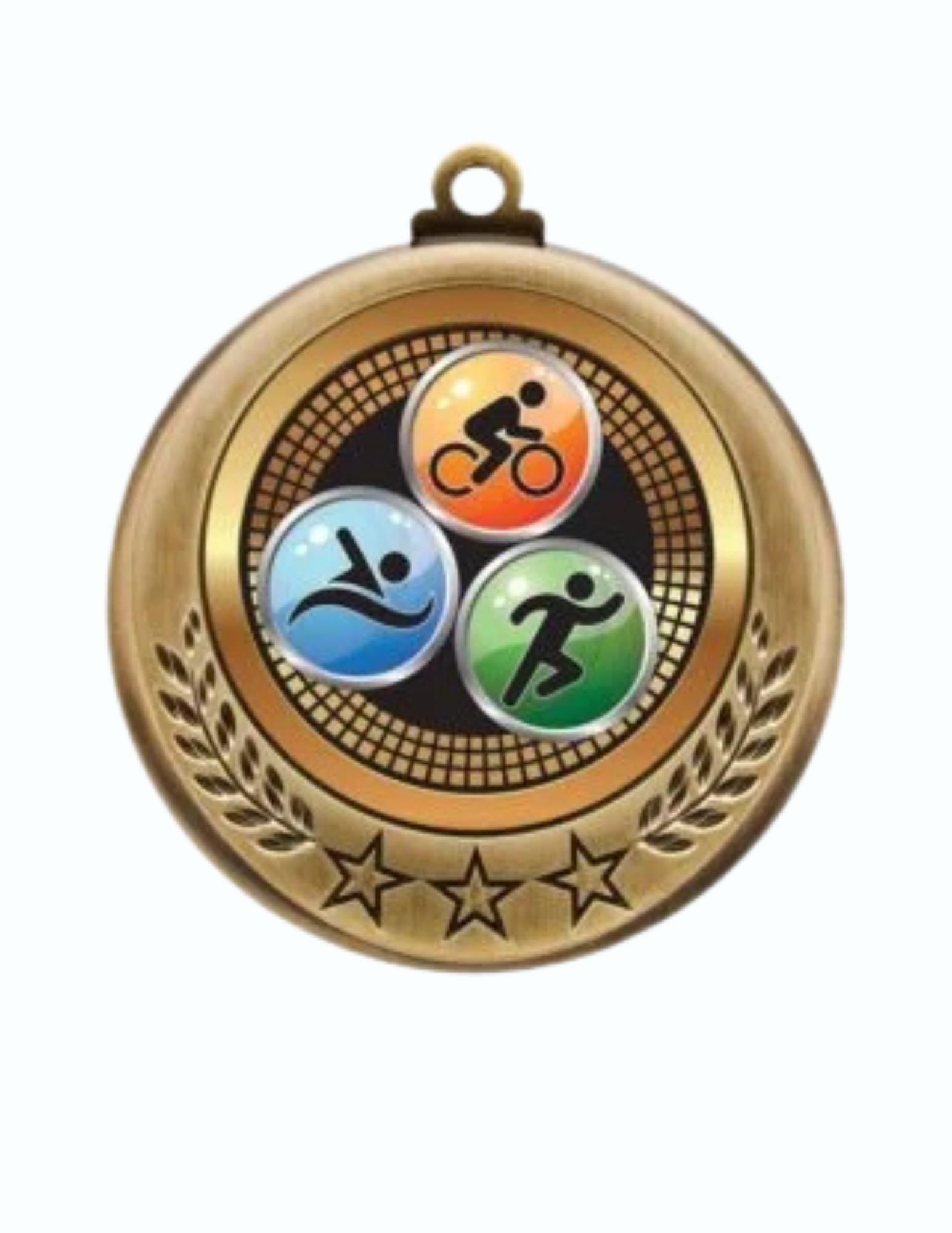 Spectrum Series Triathlon Medal