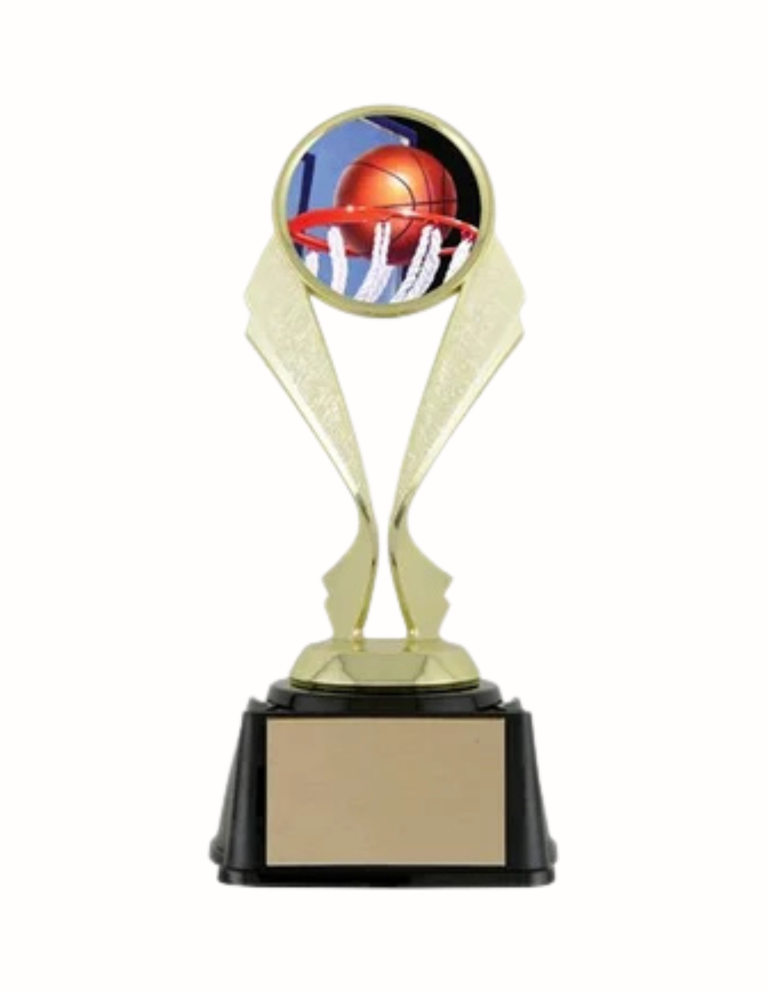 Bullseye Basketball Trophy 7.5" (Includes Engraving)