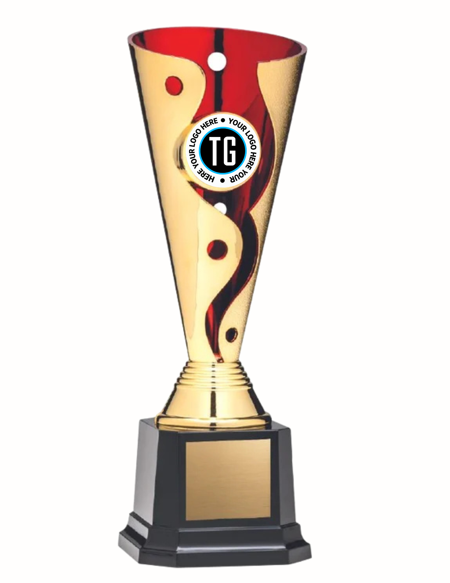 Fire & Ice Galaxy Volleyball Trophy