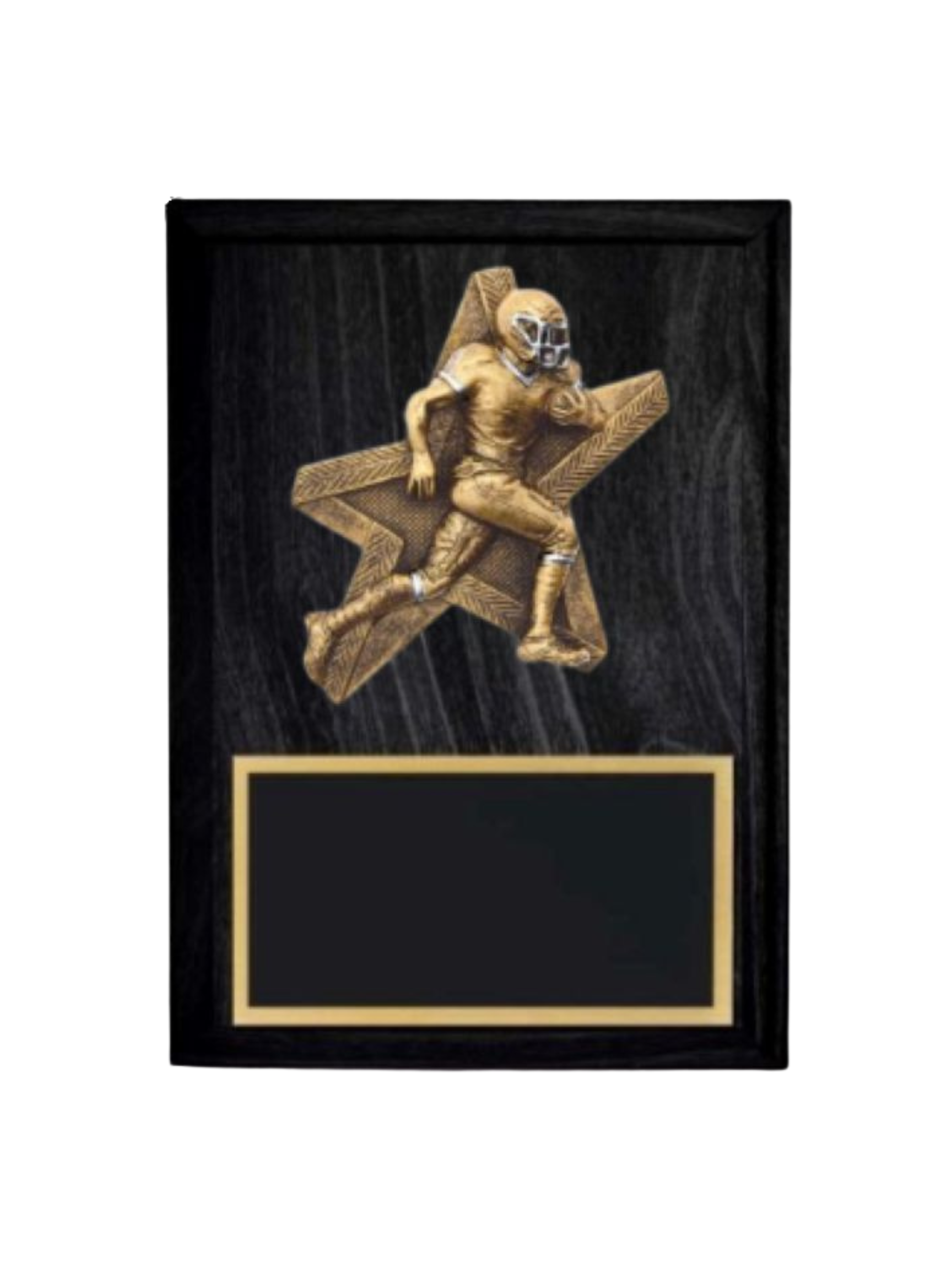 Pro Star Football Plaque- 2 Sizes (Includes Engraving)