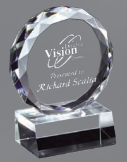 Monocle Crystal Award 4" x 5" (Includes Engraving)