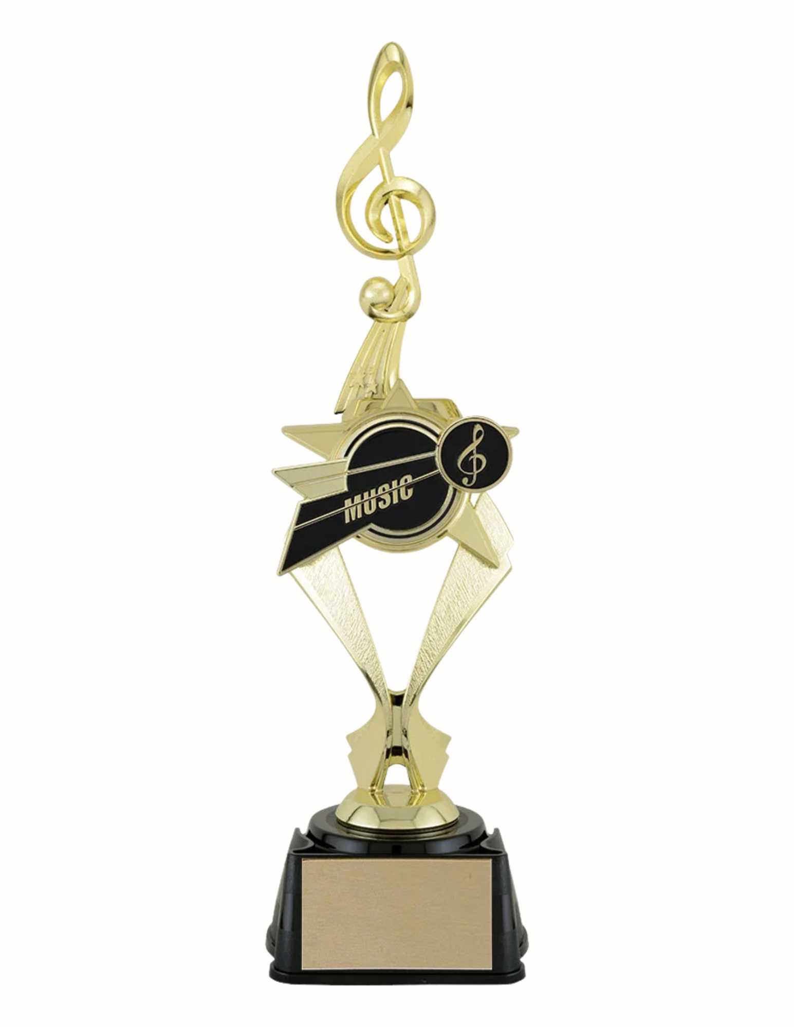 Bullseye Music Trophy 12" (Includes Engraving)