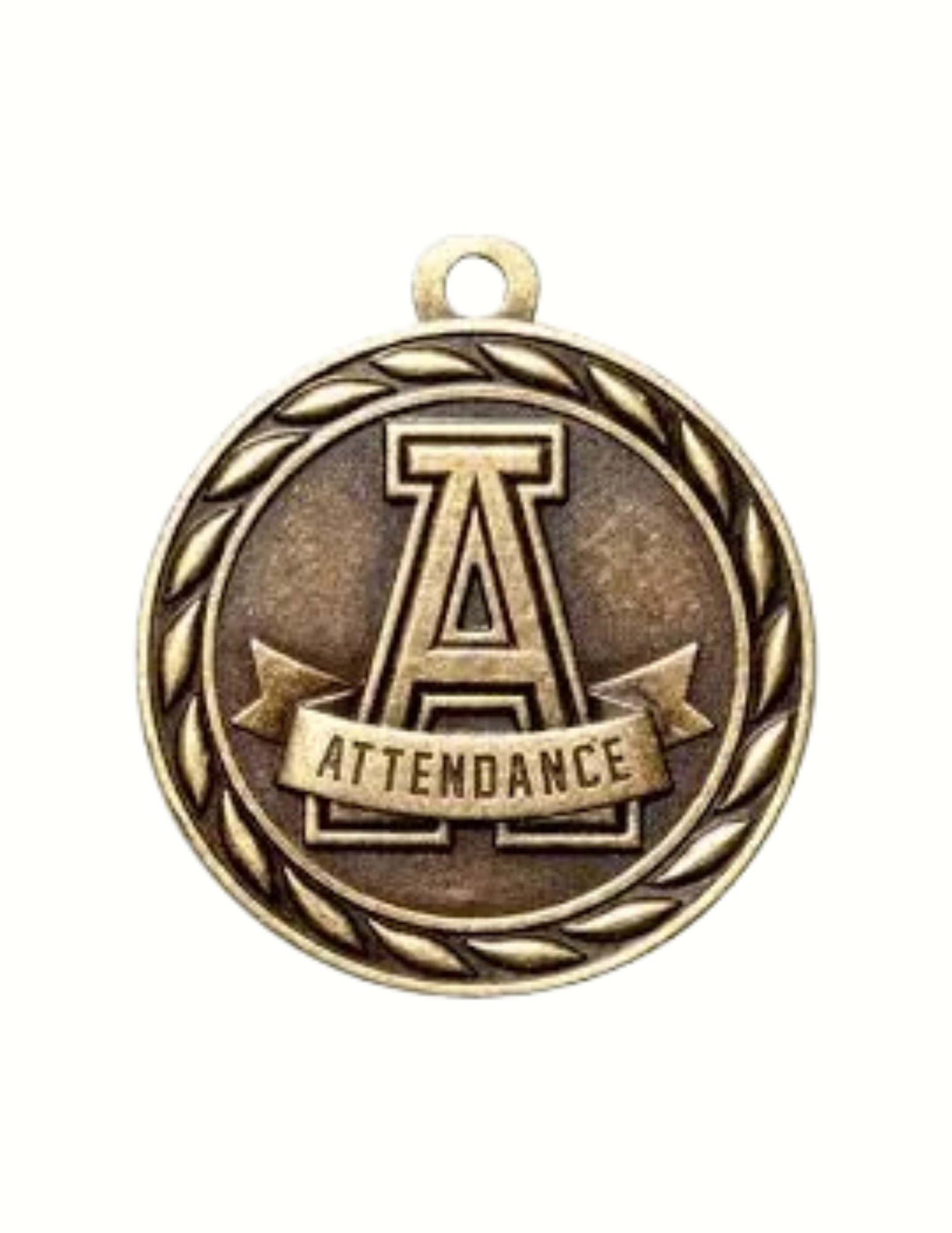 Classic 2" Attendance Medal (Includes Ribbon)