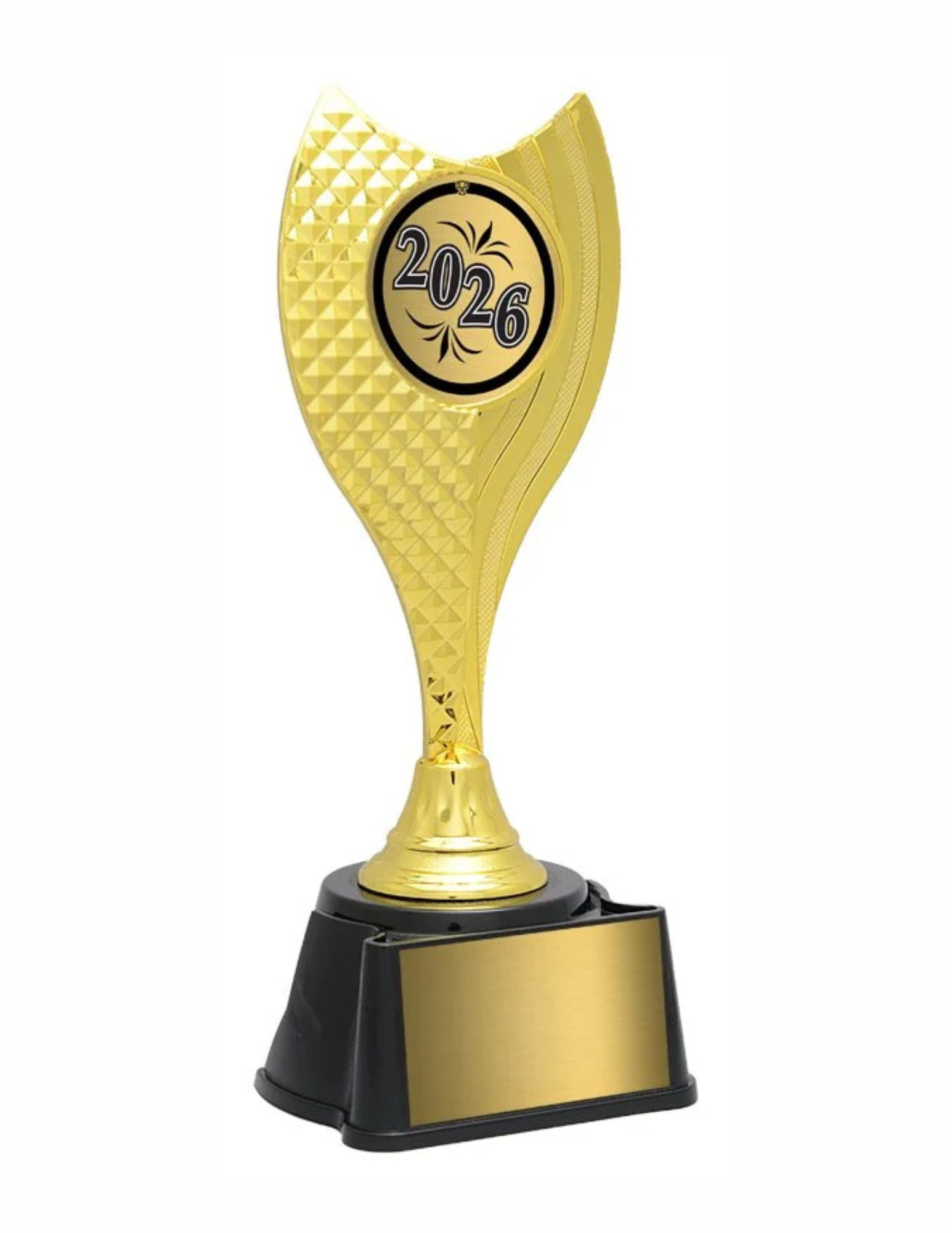 Corterra Trophy 8.875"- 2" Insert, 3 Finishes (Includes Engraving)