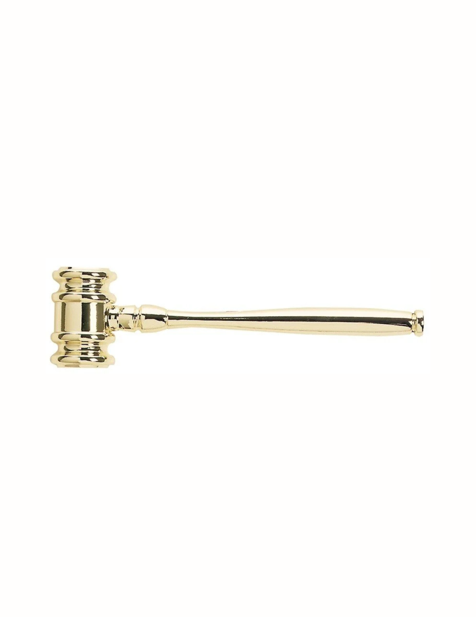 Gold Finish Gavel 5.5" (Come in Presentation Box)