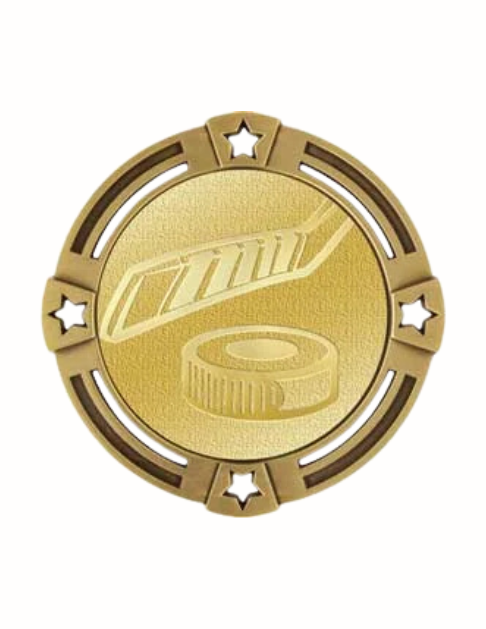 Radiant Series Hockey Medal 2" and 2.75" (Includes Ribbon)