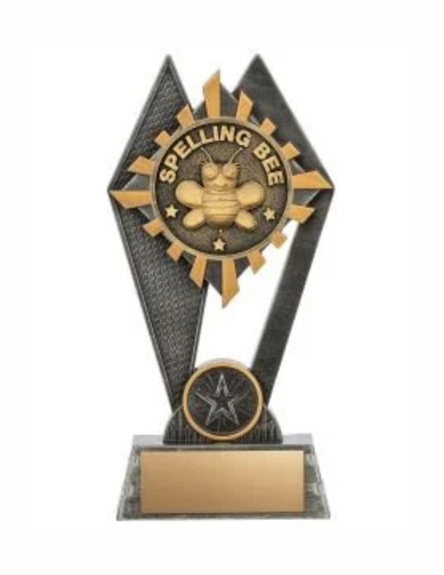 Peak Series Spelling Bee Trophy- 3 Sizes (Includes Engraving)