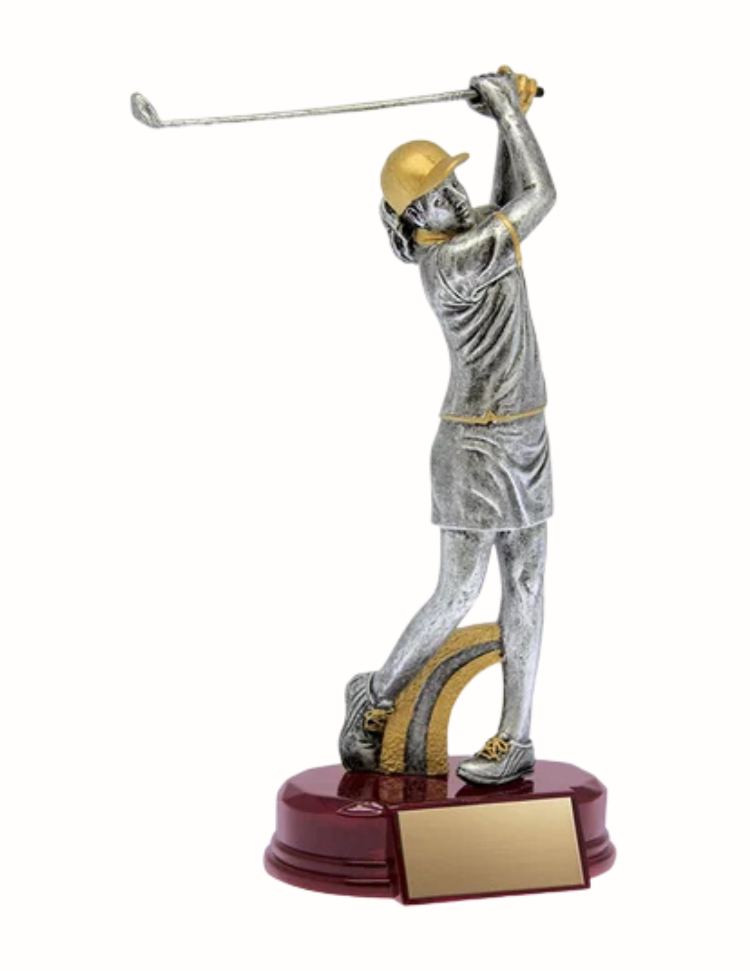 Classic Female Golfer Award- 2 Sizes (Includes Engraving)
