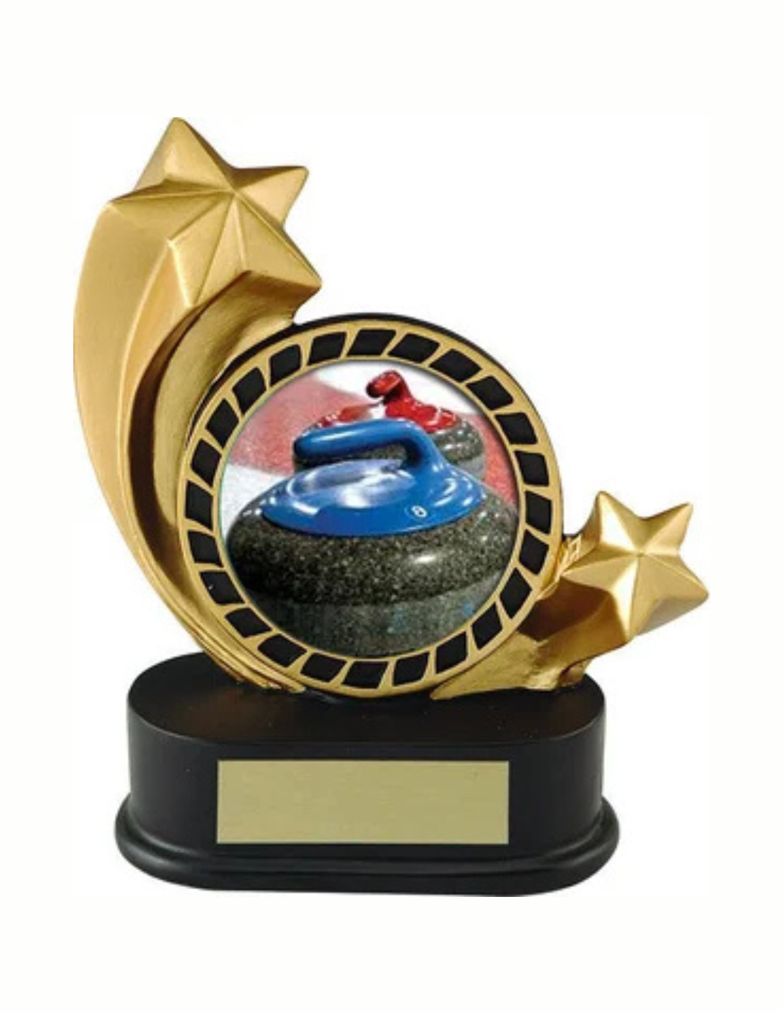 Shooting Star Curling Award- 2 Sizes (Includes Engraving)