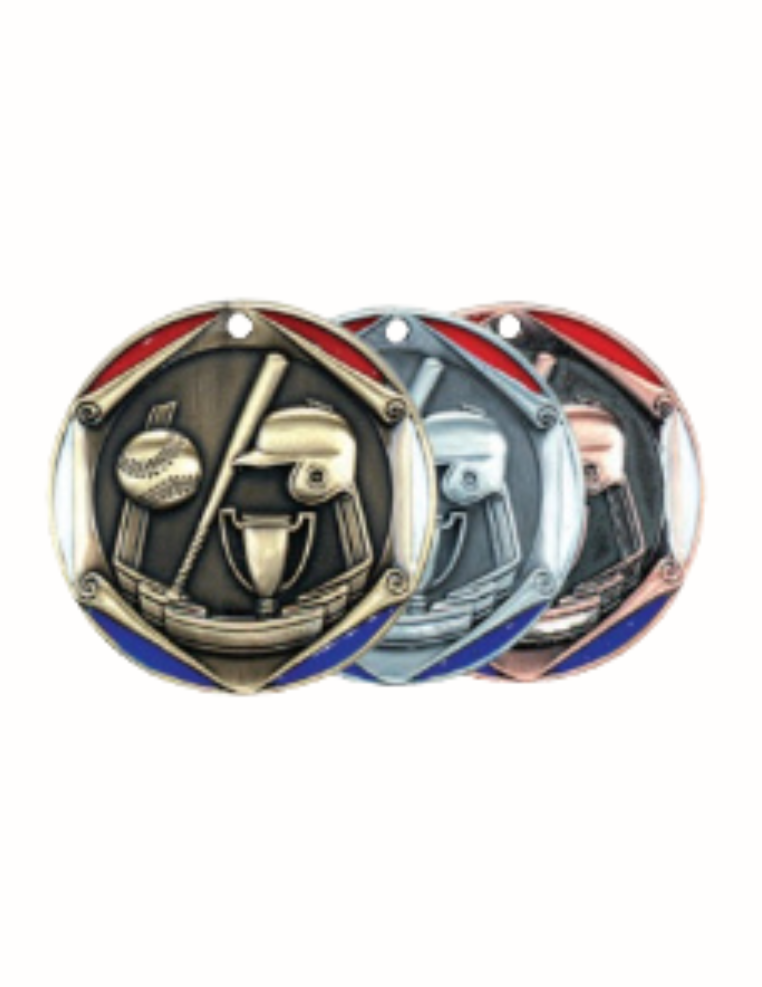 Legacy Baseball Medal 2" (Includes Ribbon)