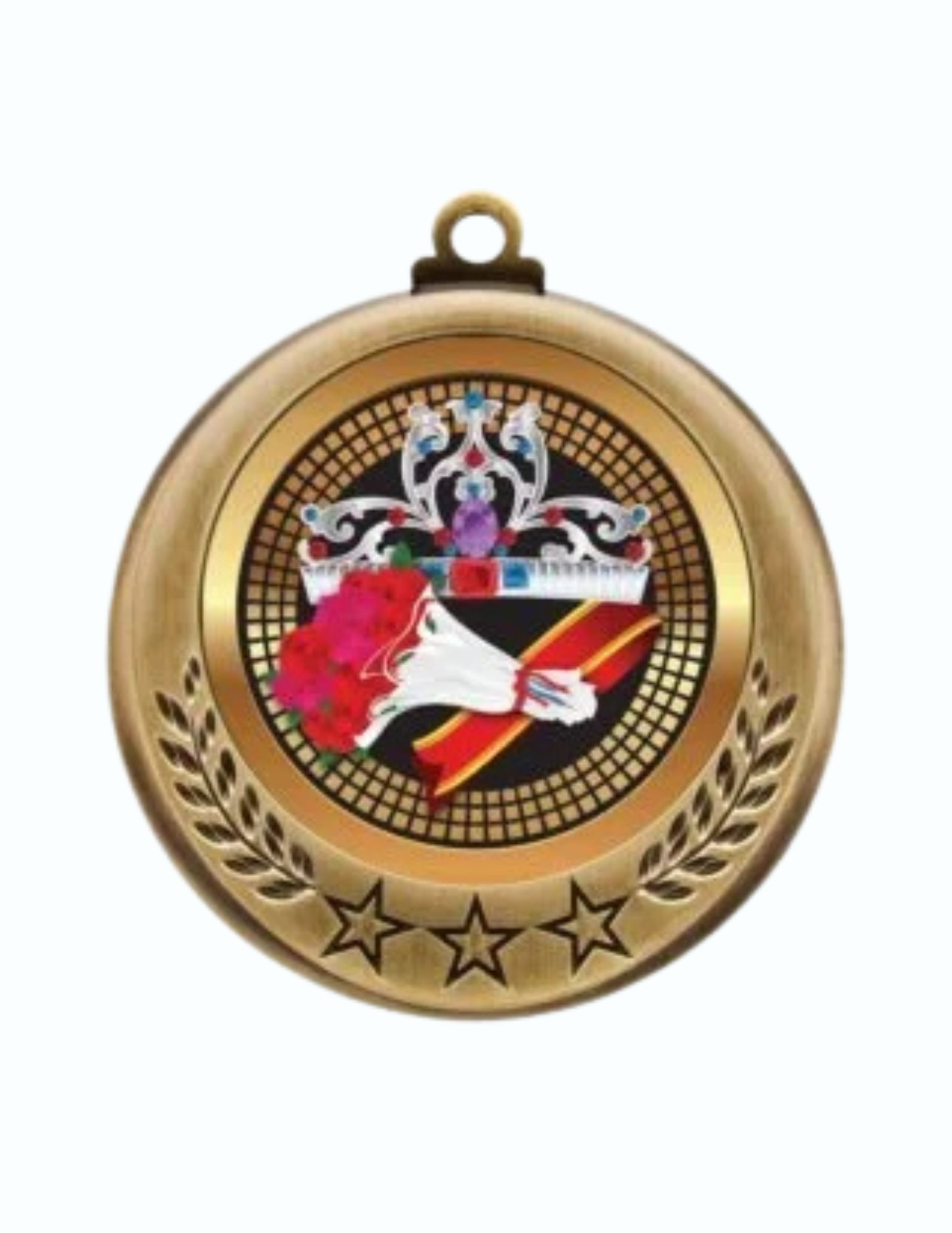 Spectrum Series Beauty Pageant Medal- 2 Sizes (Includes Ribbon)
