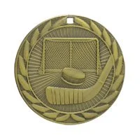 Hockey Iron Medal 2" (Includes Ribbon)