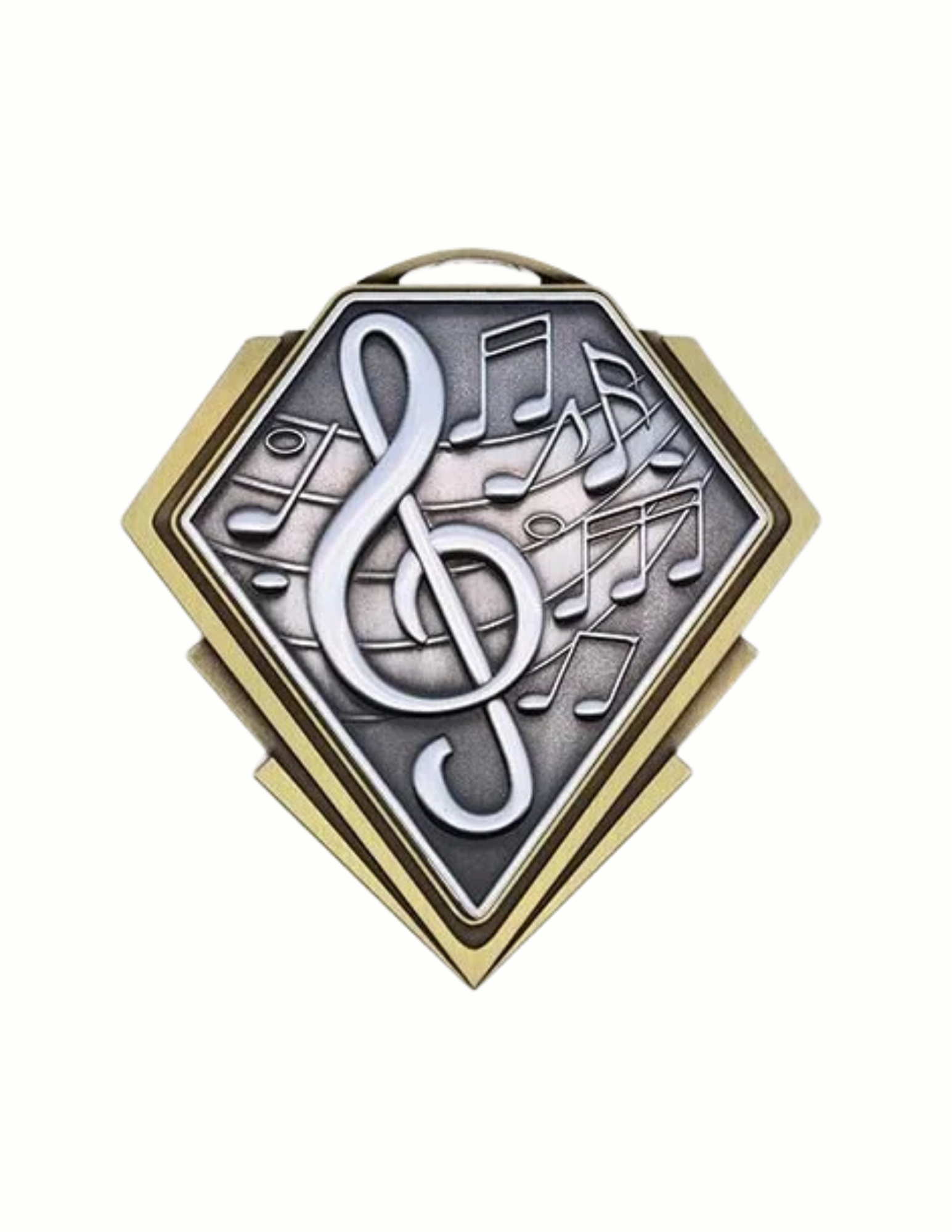 Diamond Series Music Medal 3" (Includes Ribbon)