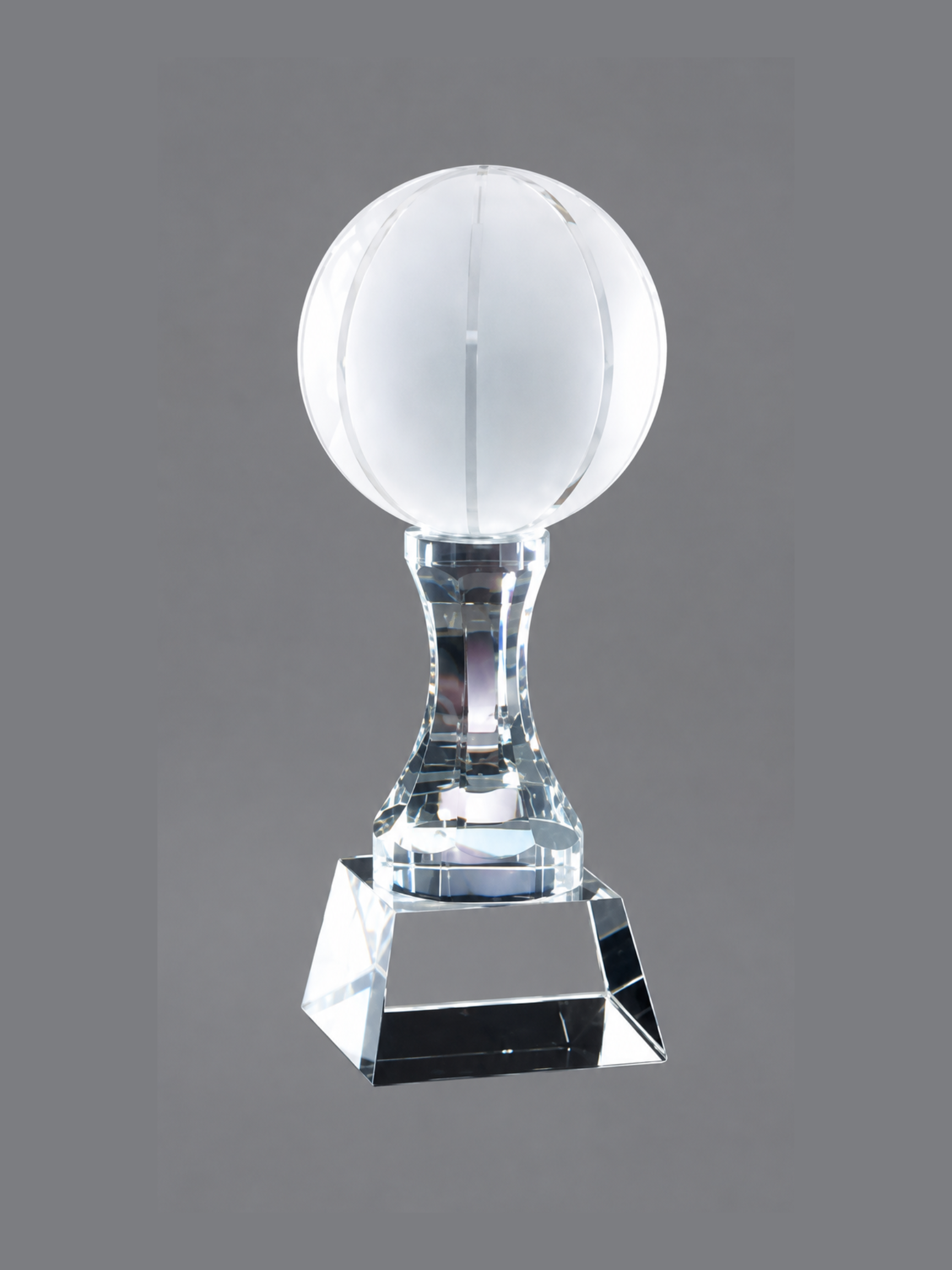 Basketball Crystal Tower Award 3.5" x 10.25" (Includes Engraving)
