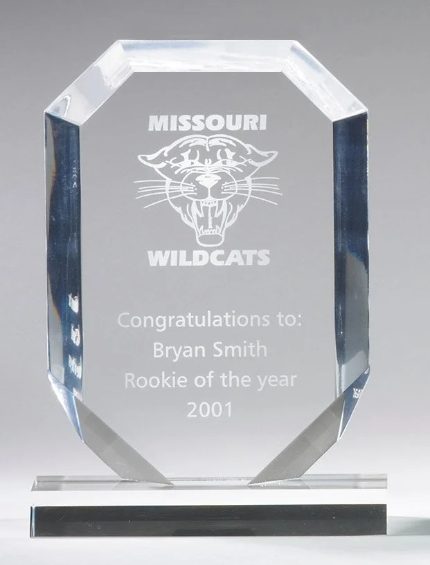 Jewel Acrylic Award 5"x7"- 3 Colors (2 Custom Options)