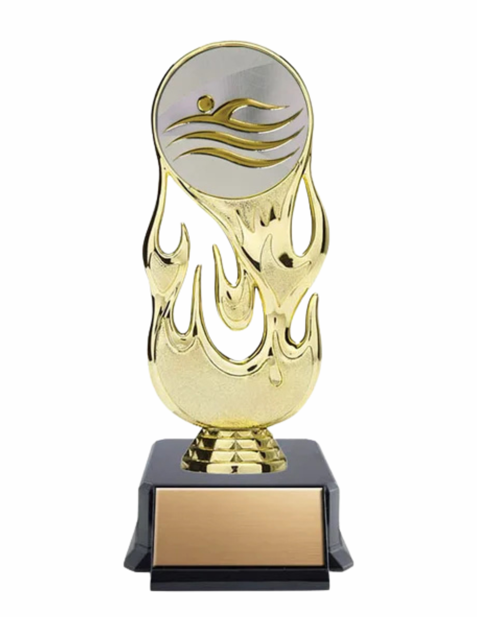 Economy Flare Swimming Trophy 7" (Includes Engraving)
