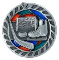 Hockey Stained Glass Medal 2.5