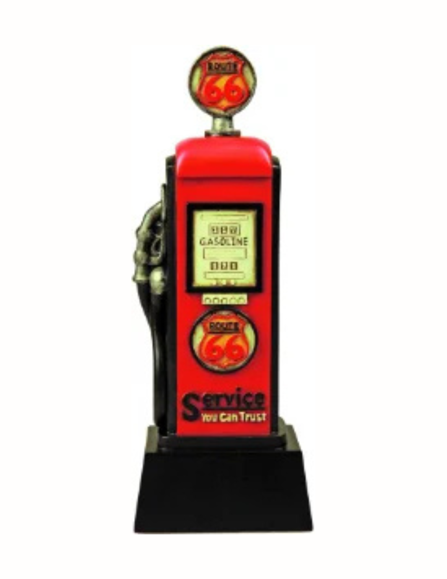 Resin Red Gas Pump Trophy
