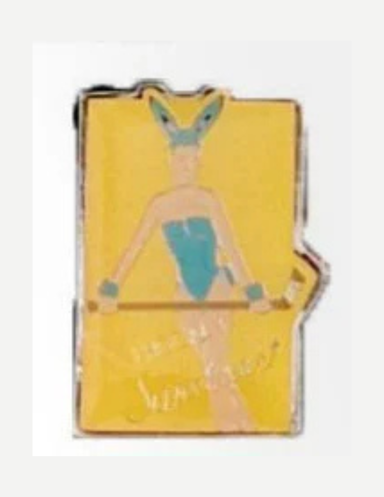 Hockey Bunny Lapel Pin