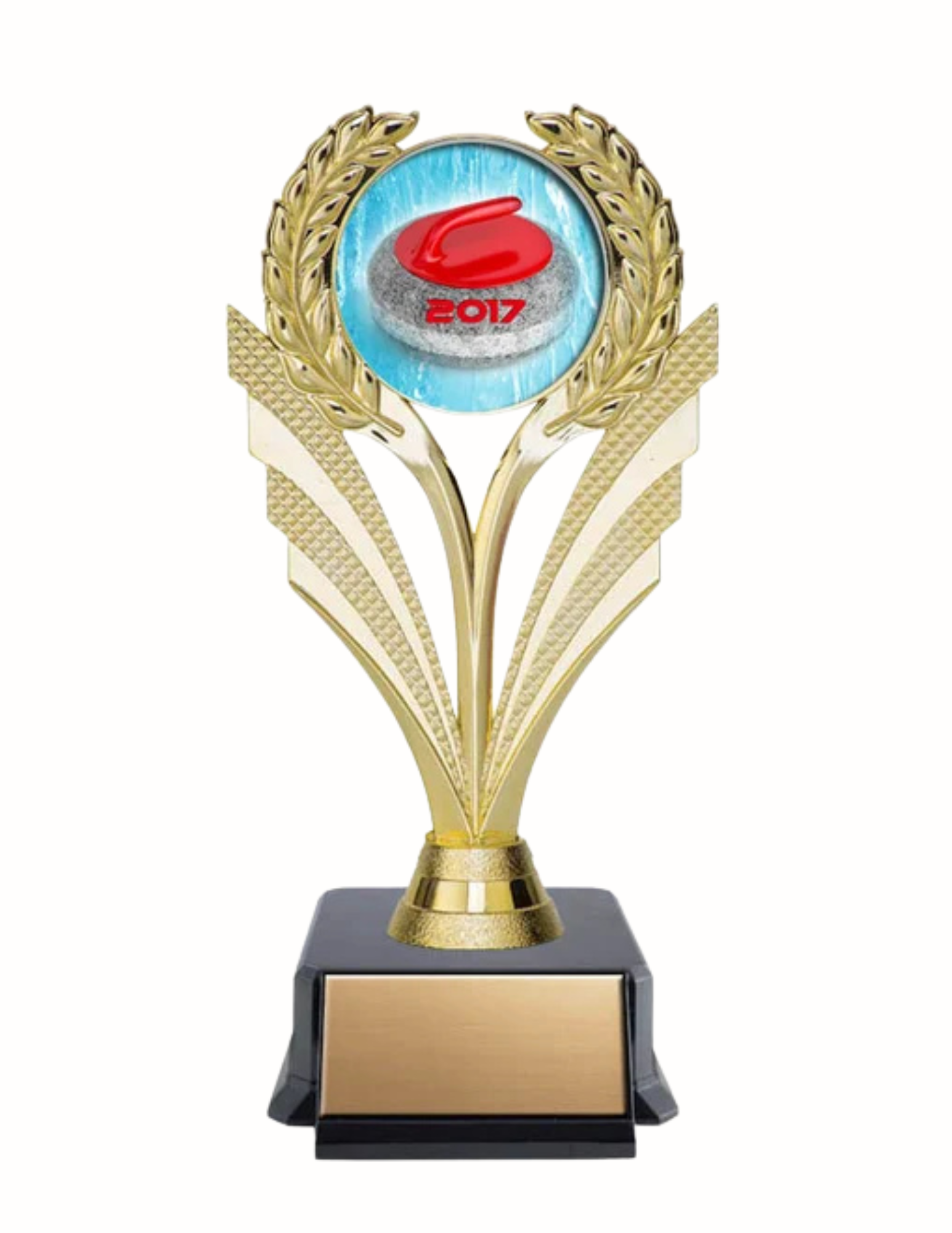 Curling Trophy 7.5"