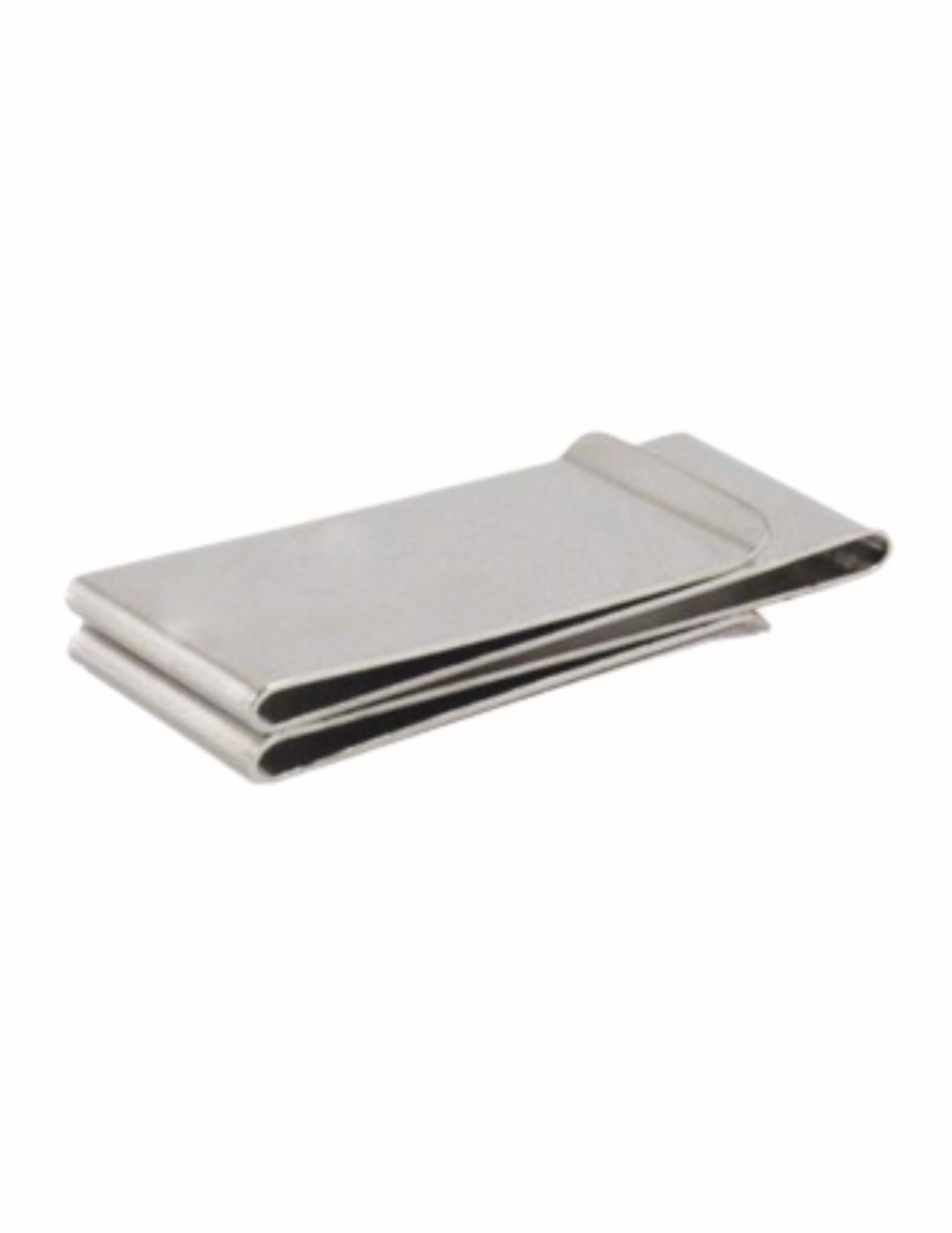 silver double-sided money clip