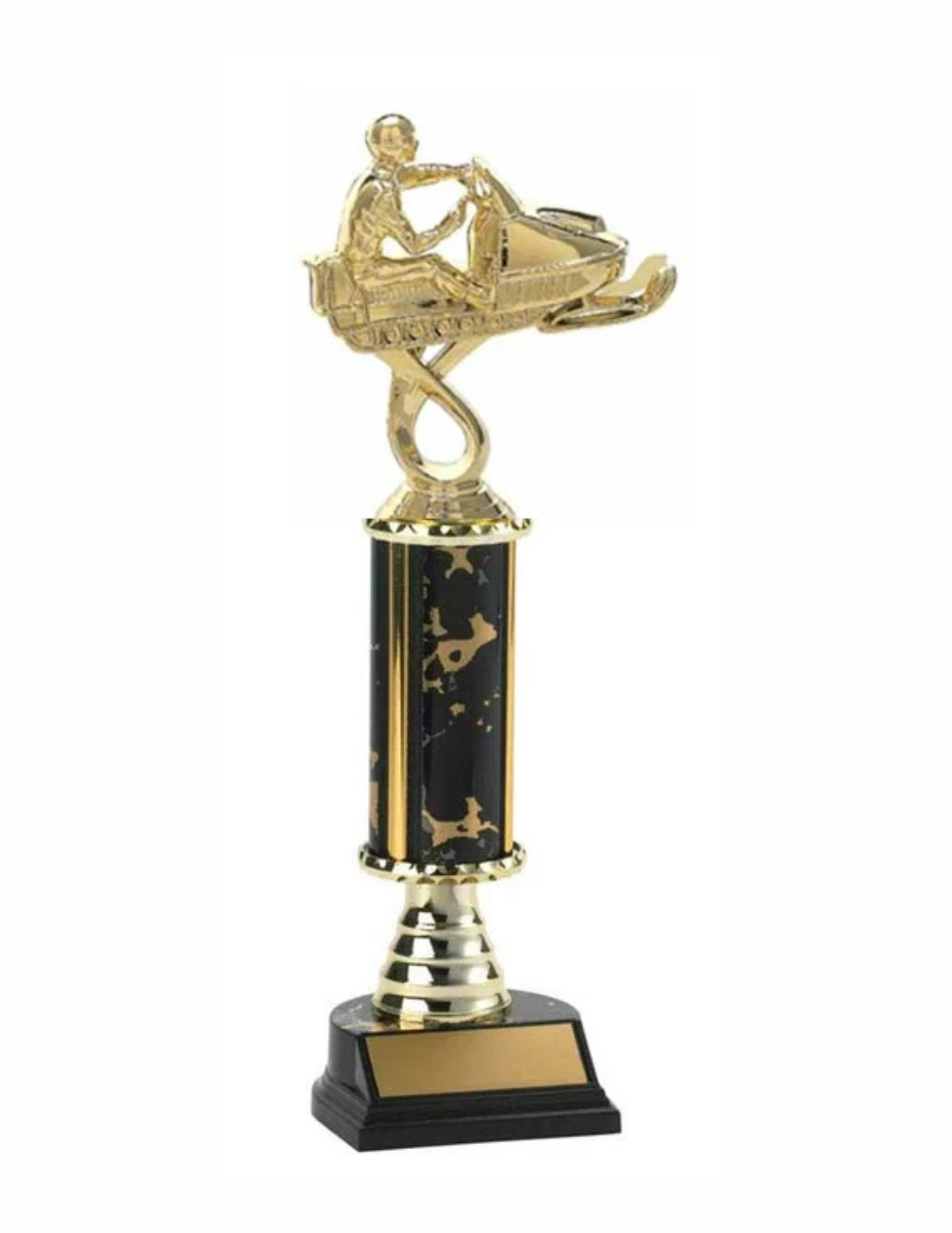 Snowmobile 12" Trophy Assembled (Includes Engraving)