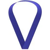 Blue Sewn Through Ribbon for Medals