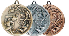 Heritage Male Track & Field Medal 2.5" (Includes Ribbon)