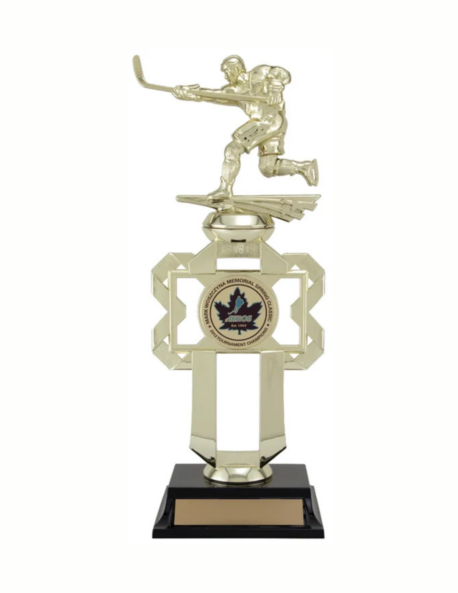 Mosaic Hockey Trophy 13" (Engraving Included and Team Photo)