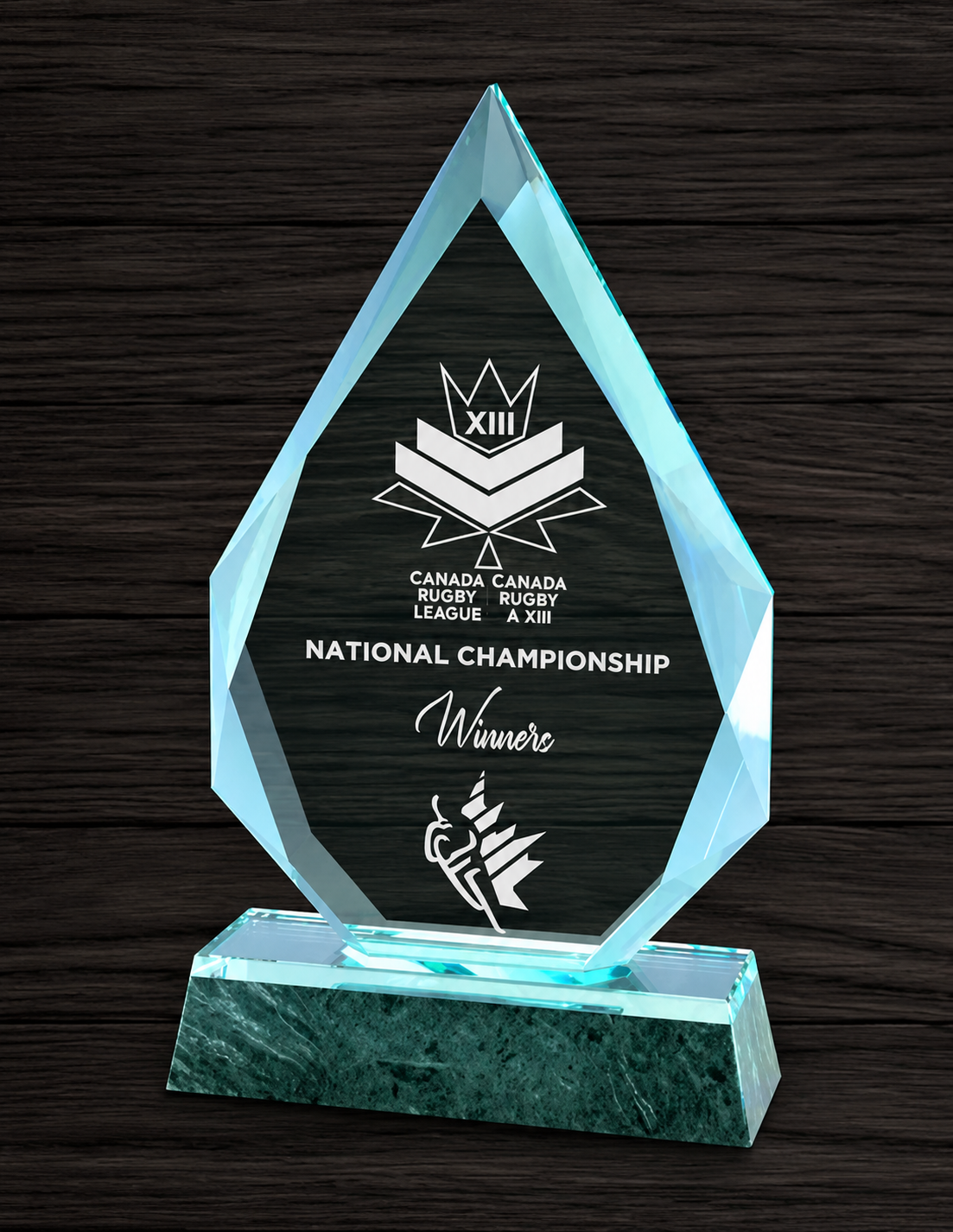 glass and marble award