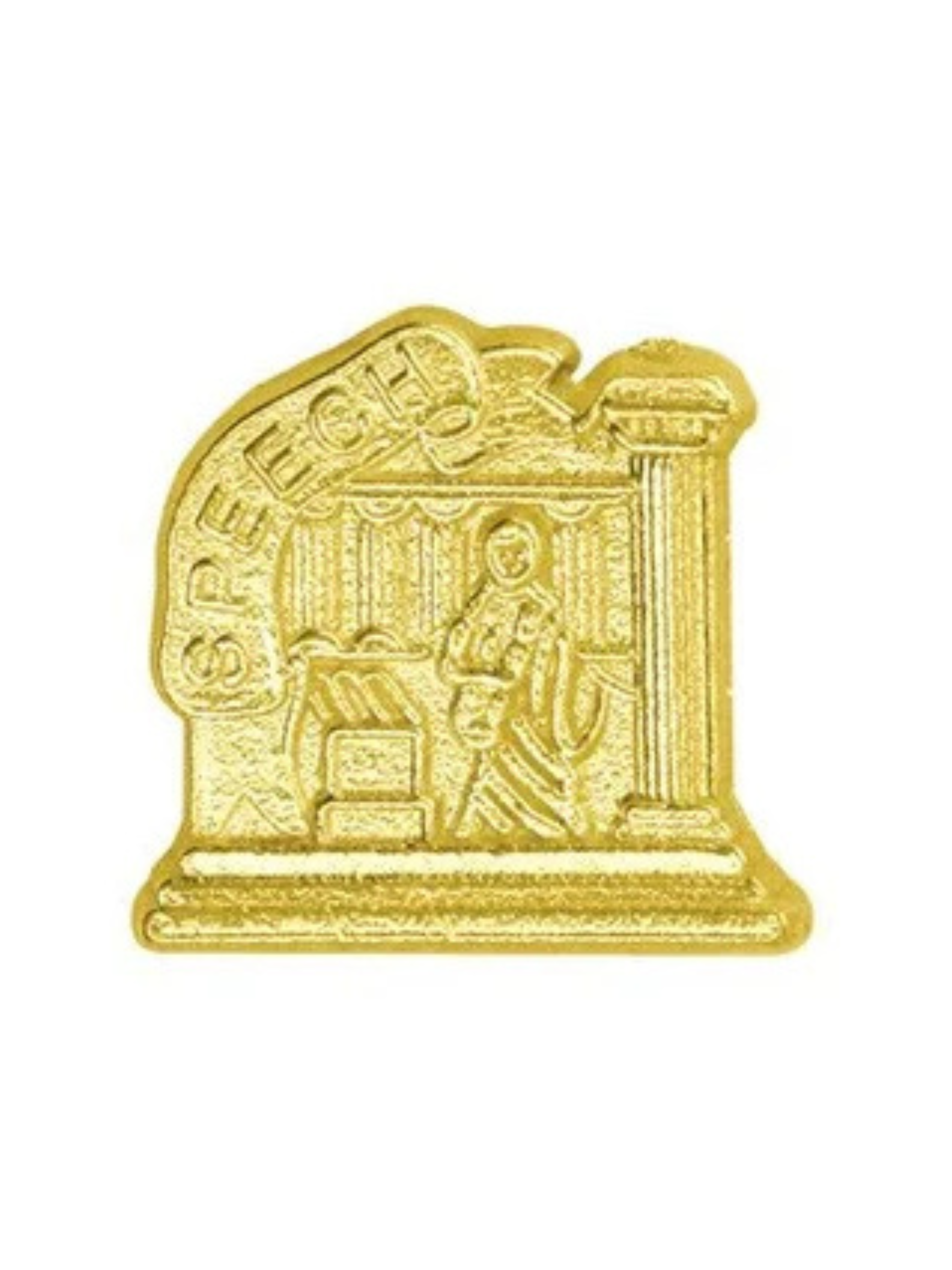 Speech Chenille Pin