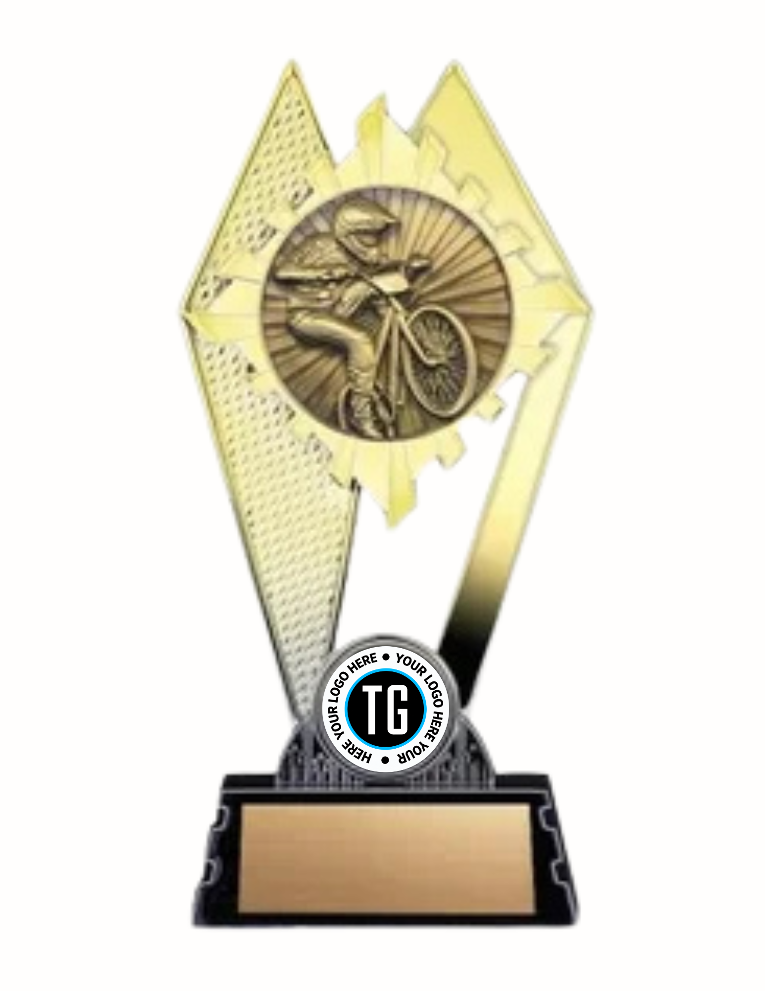 Citadel BMX Trophy- 2 Finishes, 3 Sizes (Includes Engraving)